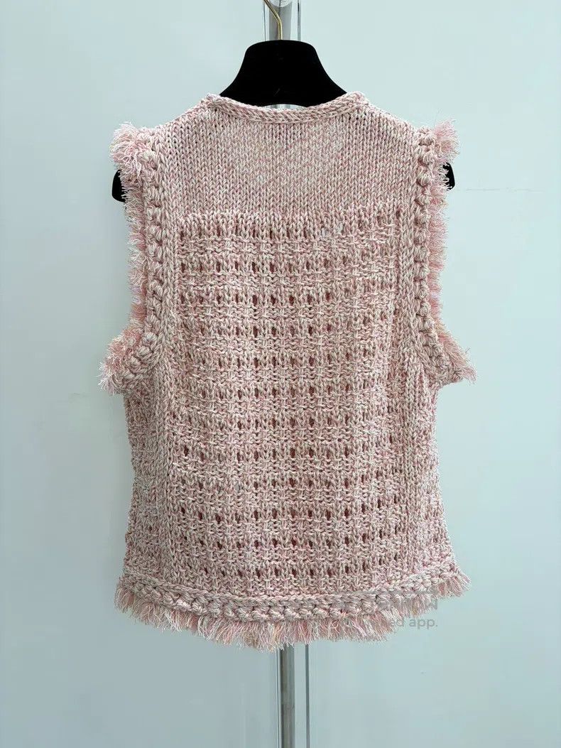 Chanel Chanel Hidden mixed-colour woven hollow tassel vest Size XS / US 0-2 / IT 36-38 - 2 Thumbnail
