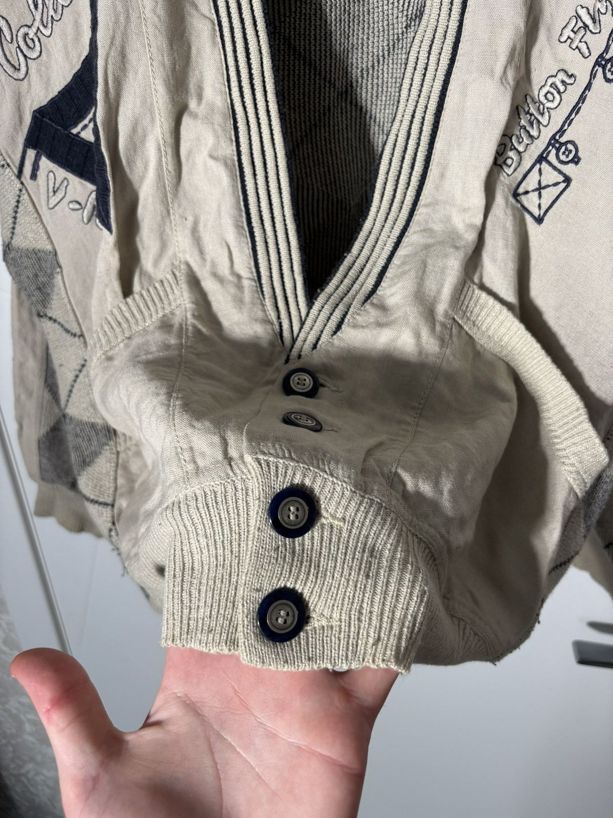 Carlo Colucci Vintage Carlo Colucci Cardigan Sweater 90’s Oversized Size US XL / EU 56 / 4 - 6 Thumbnail