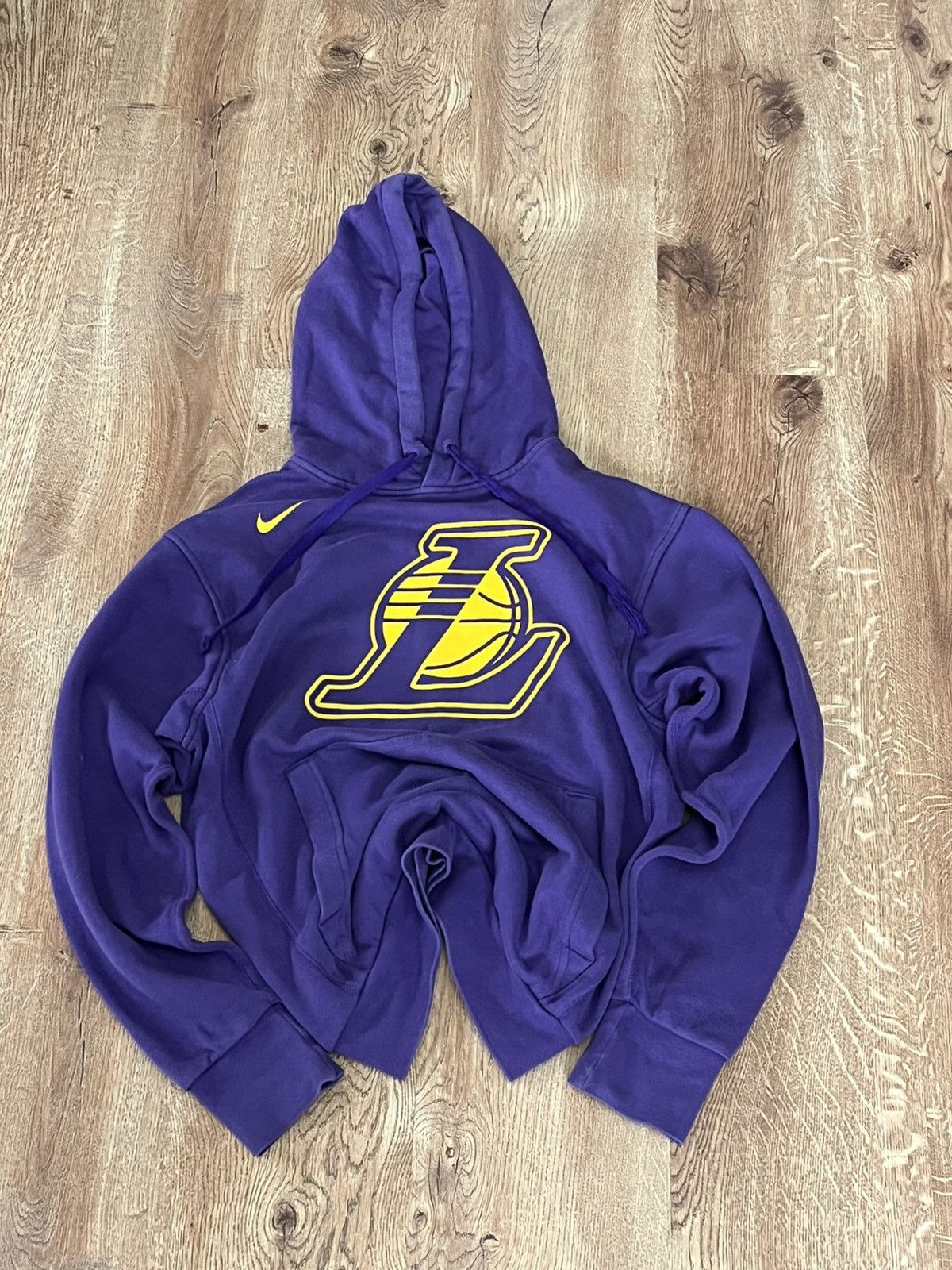 Designer × Nike × Vintage Hoddie Nike Los Angeles lakers Size US S / EU 44-46 / 1 - 2 Thumbnail
