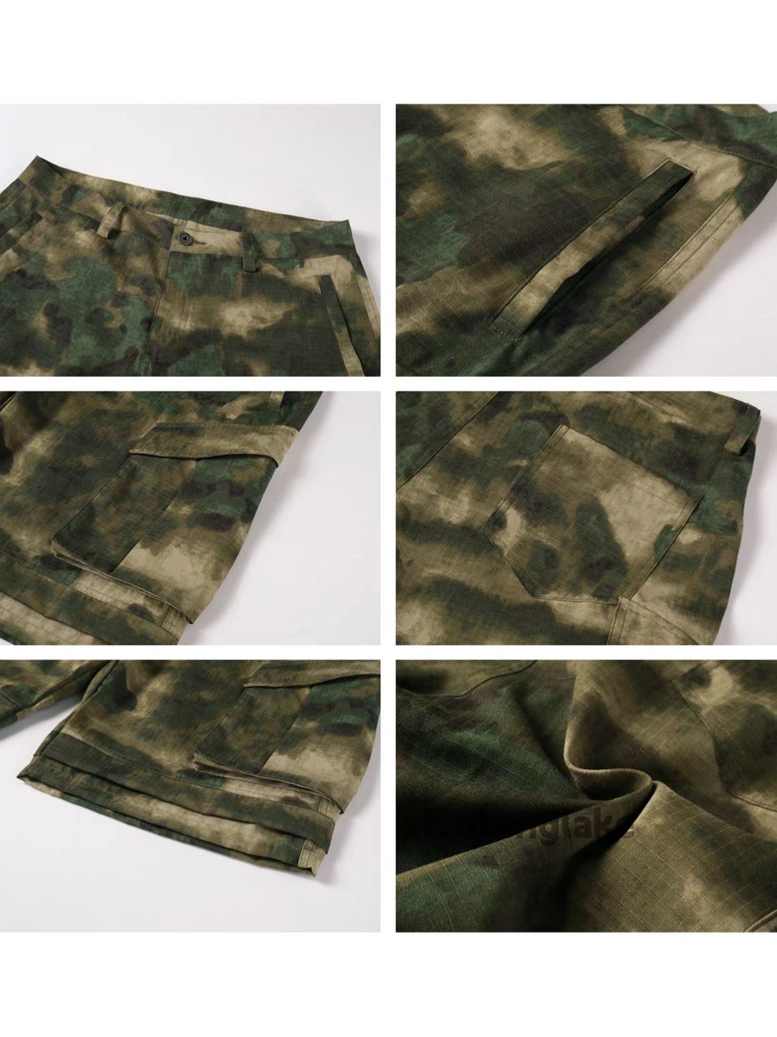 Designer × Japanese Brand × Vintage Utility outdoor workwear tie dye military camo pants Size US 34 / EU 50 - 6 Thumbnail