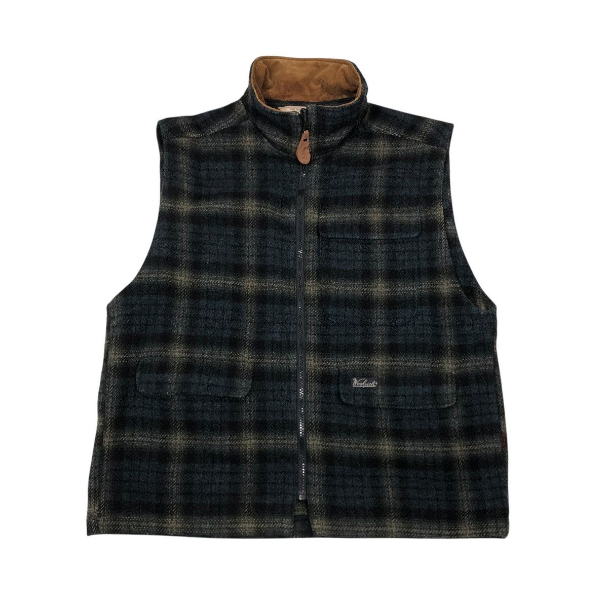 Japanese Brand 🔥VINTAGE WOOL VEST JACKET WOOLRICH TARTAN DESIGN CHECK Size US M / EU 48-50 / 2 - 1 Thumbnail