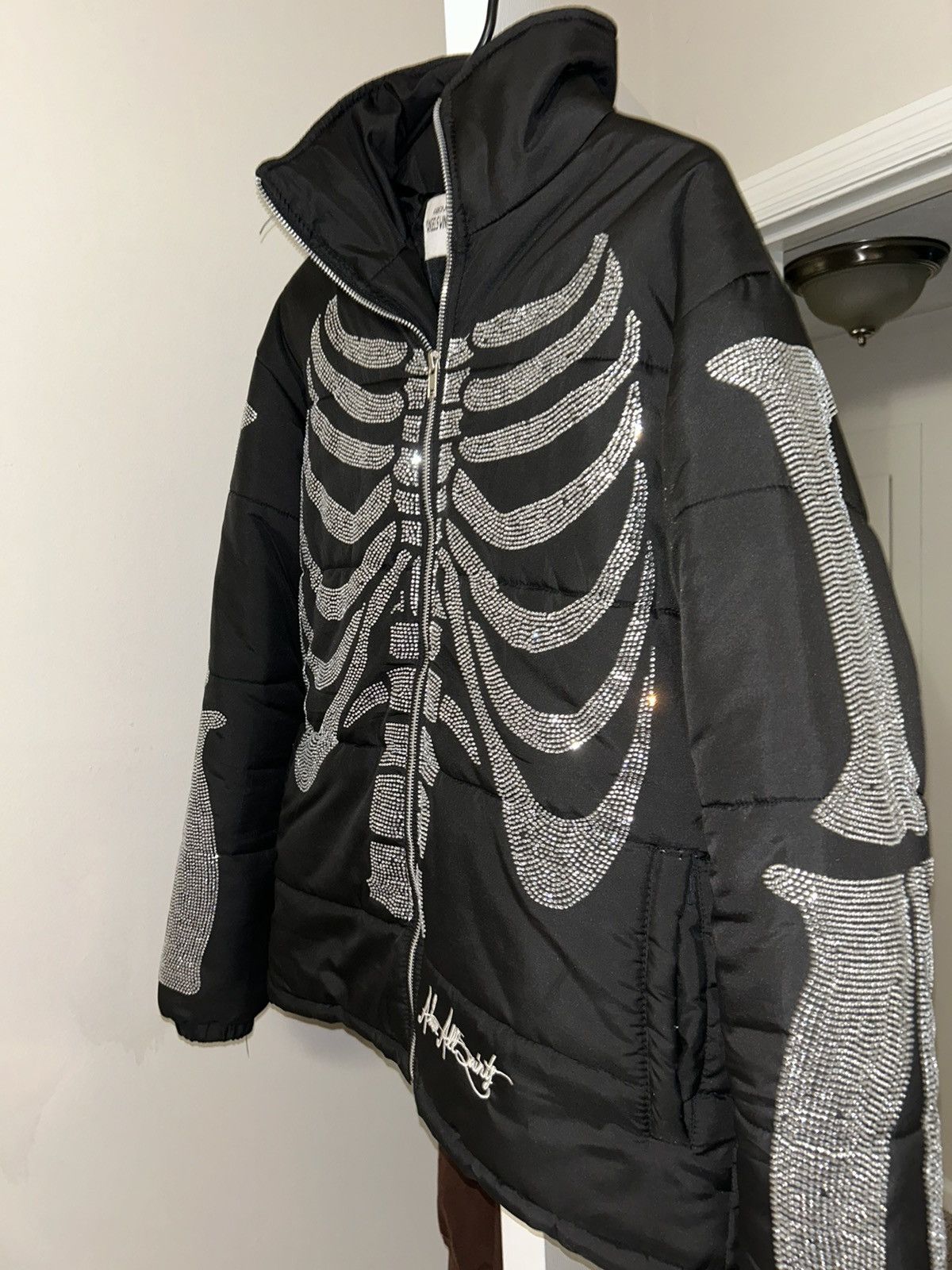 Vintage RHINESTONE SKELLY Size US S / EU 44-46 / 1 - 1 Thumbnail