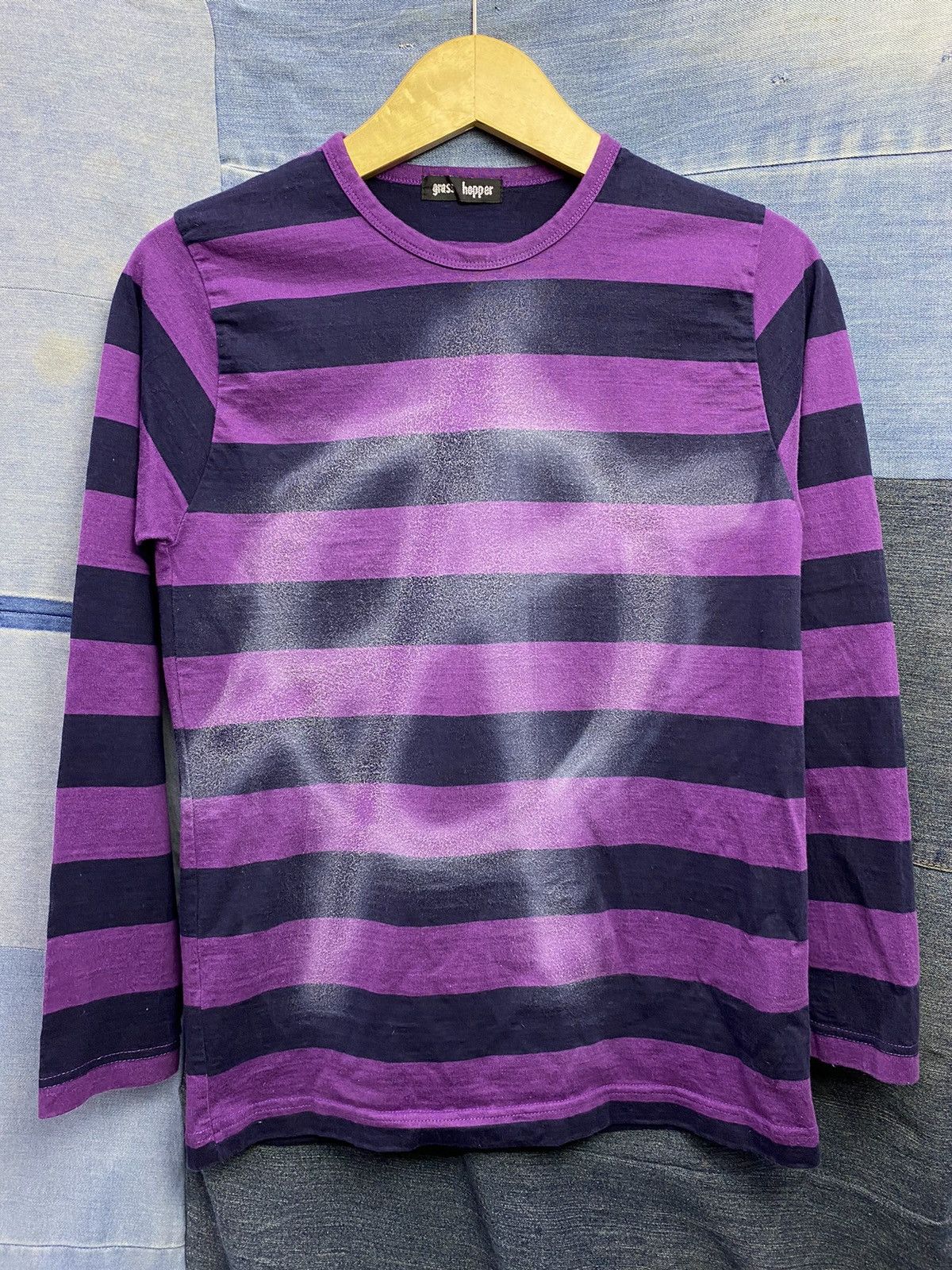 Hysteric Glamour × If Six Was Nine × Japanese Brand undefined gross hopper peace stripe longsleeve Size US S / EU 44-46 / 1 - 3 Thumbnail