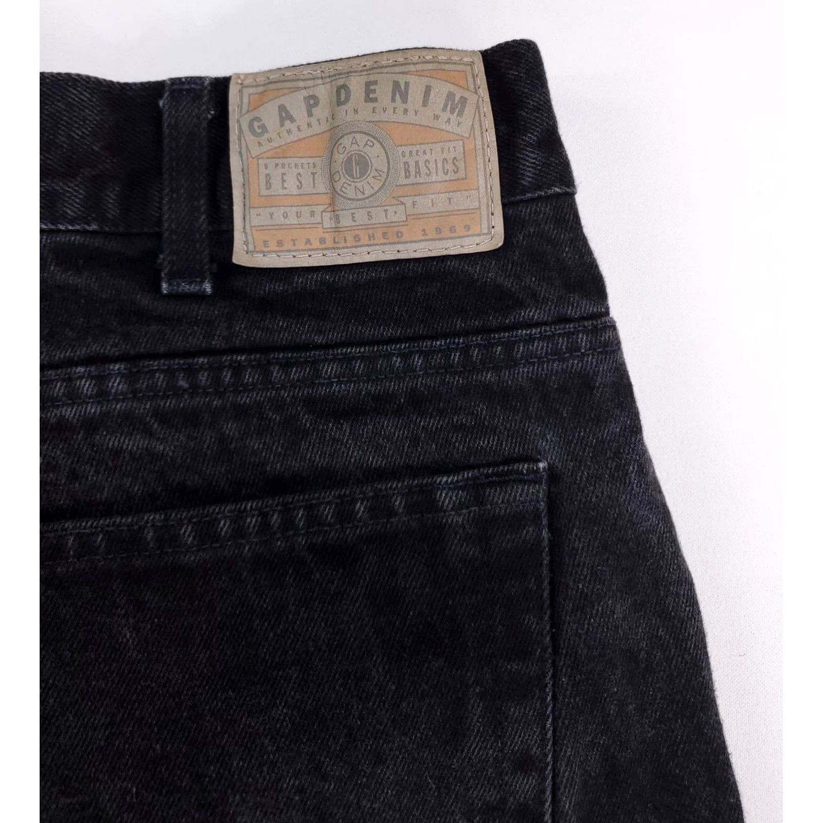 Gap GAP VTG 90s Baggy Fit Black Jeans Mens 37 x 32 Adult Mens Baggy Jeans Black 90s GAP VTG Size US 37 - 4 Thumbnail