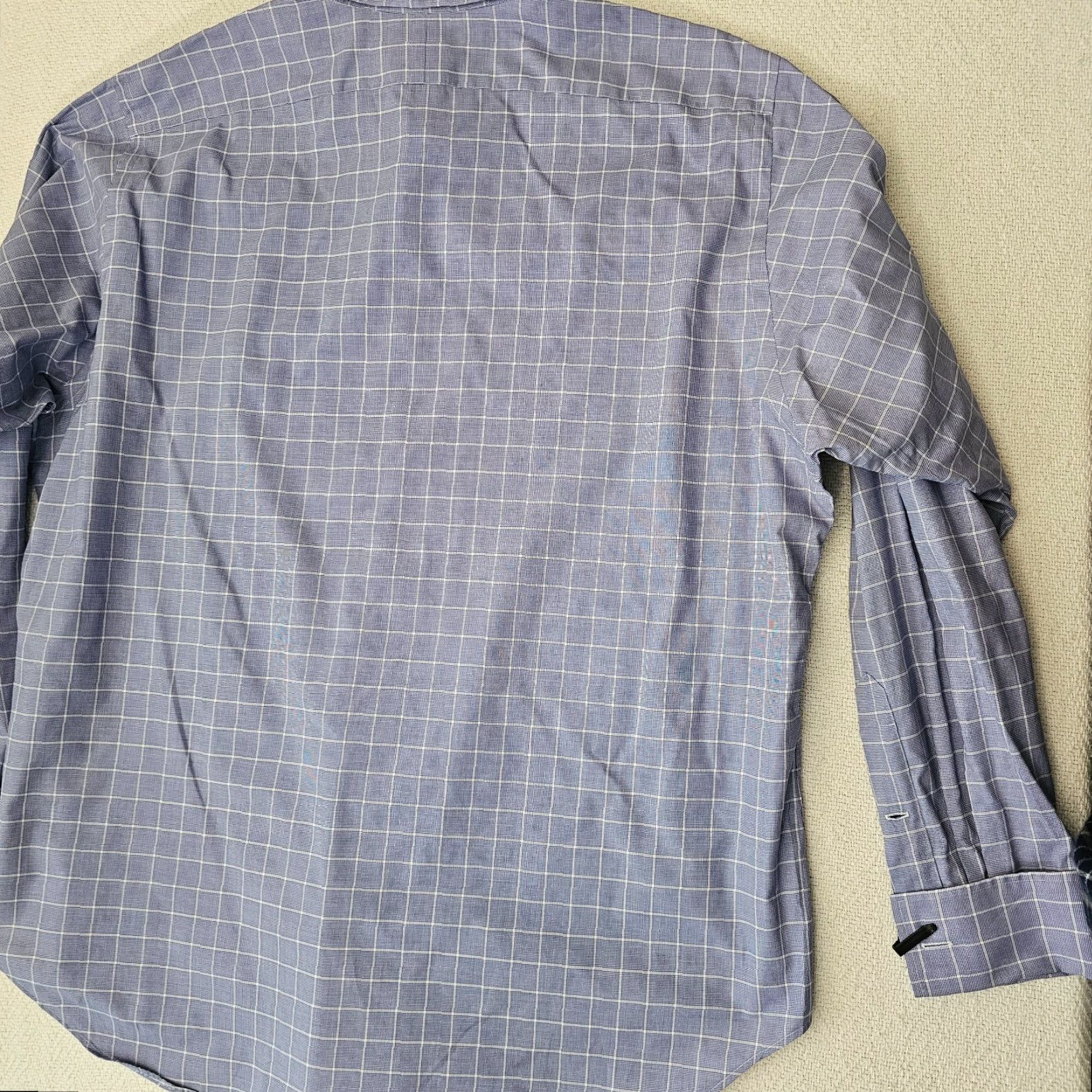 Ralph Lauren VINTAGE Ralph Lauren Polo Men's Button-Up Shirt Classic Fit Blue Checks 17.5 36 Estate Check Shirt Mens Blue Polo Ralph Lauren Size US XXL / EU 58 / 5 - 7 Thumbnail