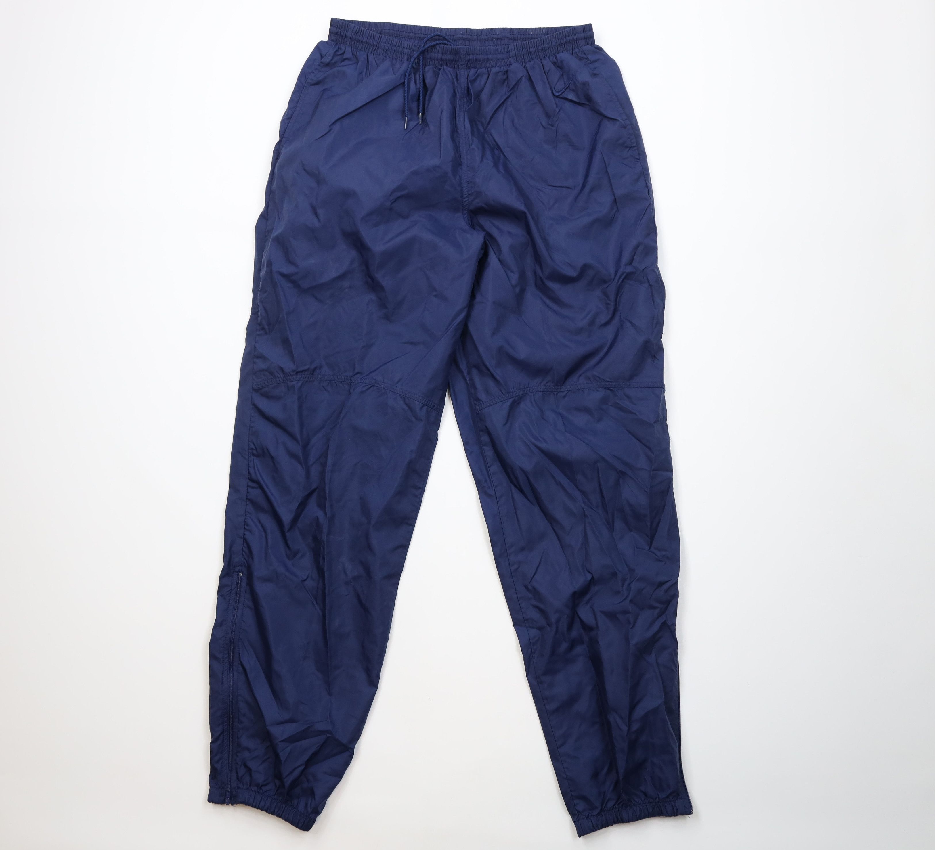 Nike Vintage 90s Nike Mini Swoosh Windbreaker Joggers Pants Blue Size US 38 / EU 54 - 1 Thumbnail