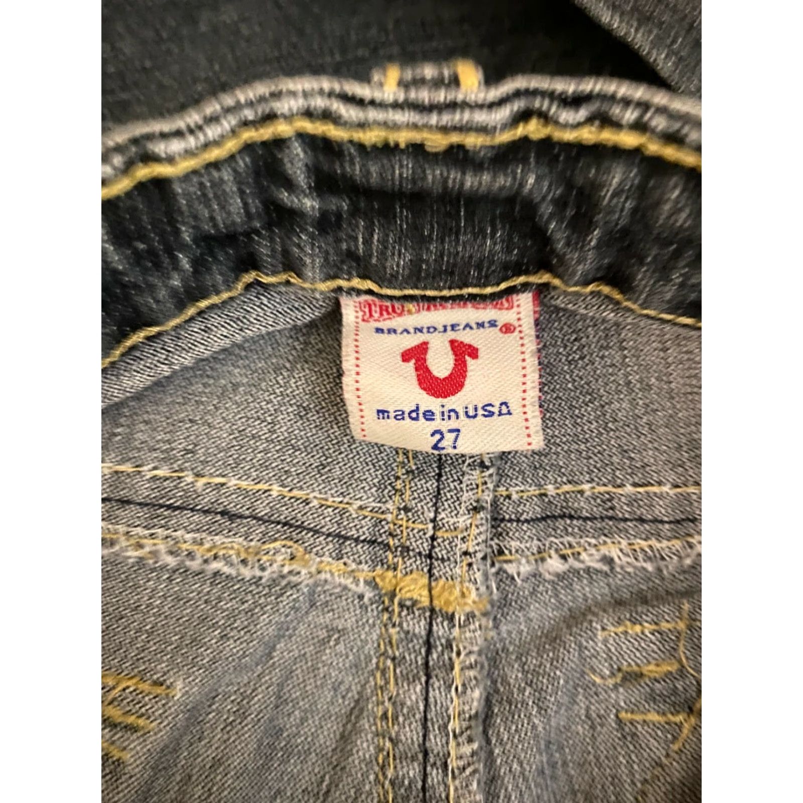 True Religion True Religion Joey Super T Bootcut Jeans Women's Size 27 Blue Medium Wash Regular Rise Vintage? No (remove) No N/A Size 27" / US 4 / IT 40 - 7 Thumbnail