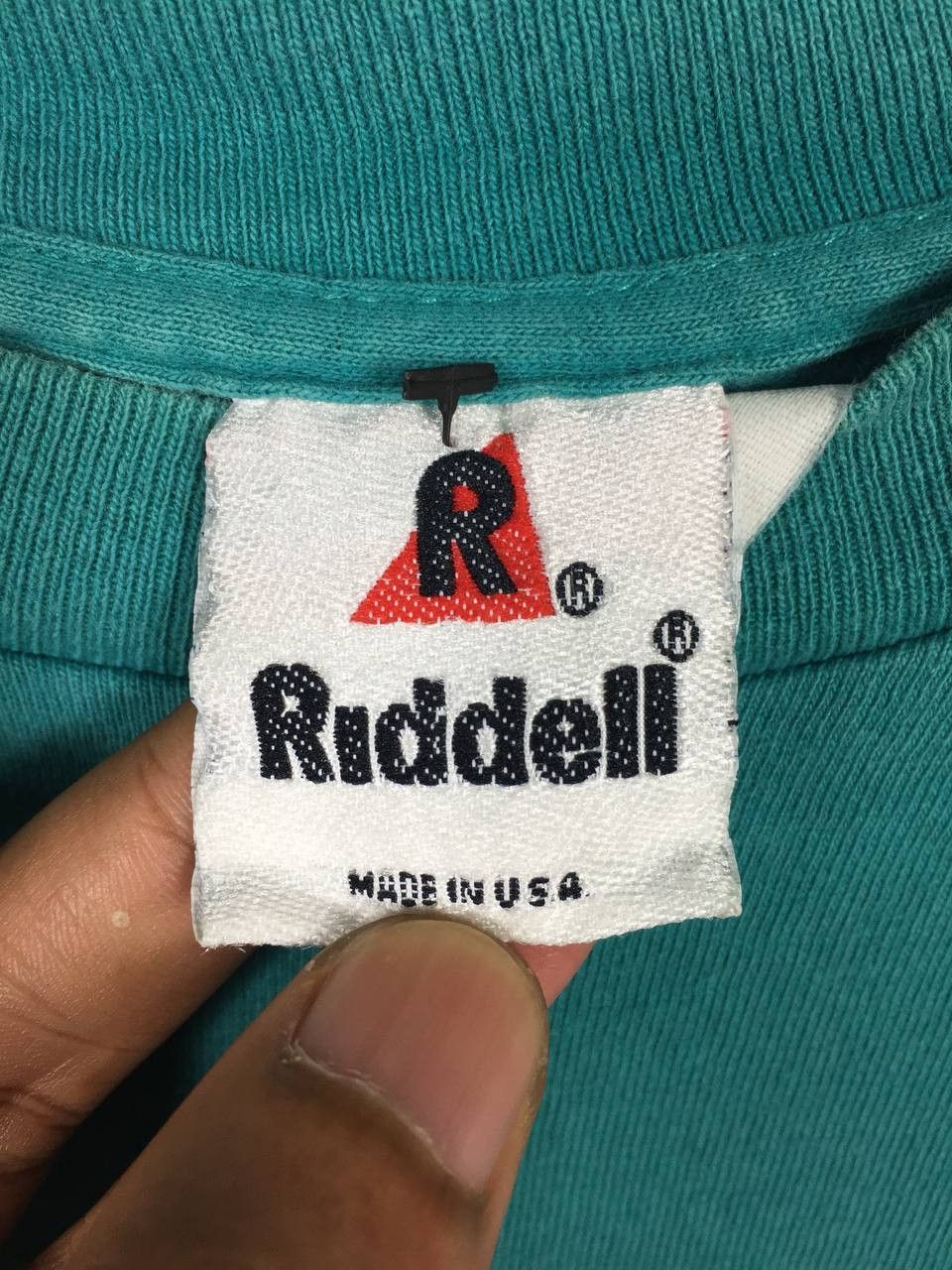 NFL Vtg 1994 Riddell Miami Dolphins NFL American Sports Tee Size US XXL / EU 58 / 5 - 11 Thumbnail