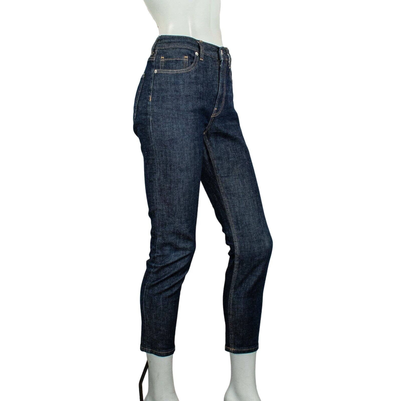 Everlane EVERLANE High Rise Ankle Denim Jeans Raw Indigo Size 25 Size 25" / US 0 / IT 36 - 4 Thumbnail