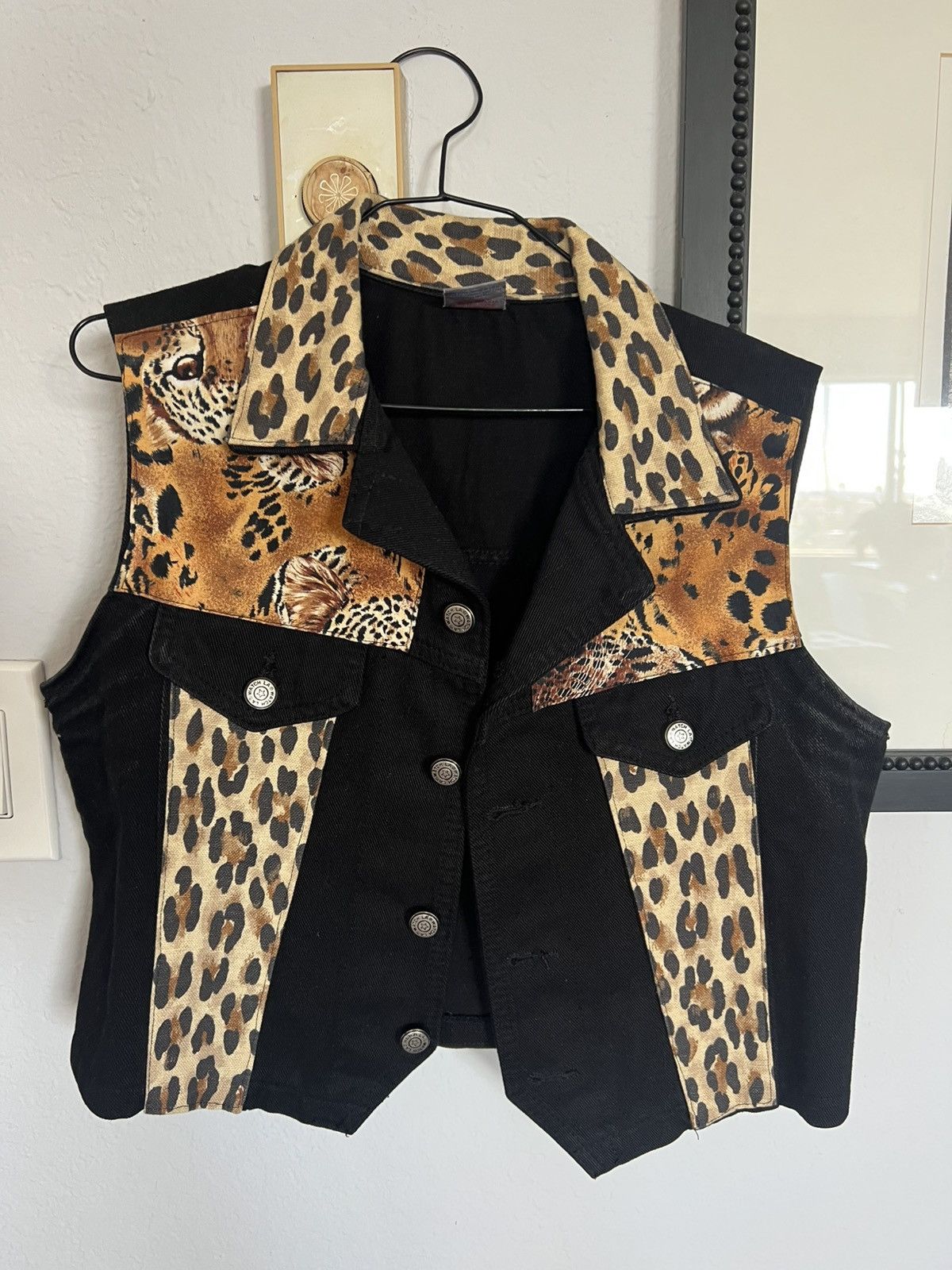 Vintage Vintage safari denim vest Size S / US 4 / IT 40 - 1 Thumbnail