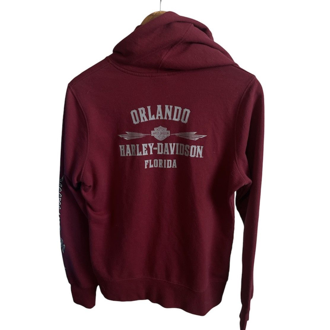 Harley Davidson Harley Davidson Flame Sleeved Hoodie Size US M / EU 48-50 / 2 - 3 Thumbnail
