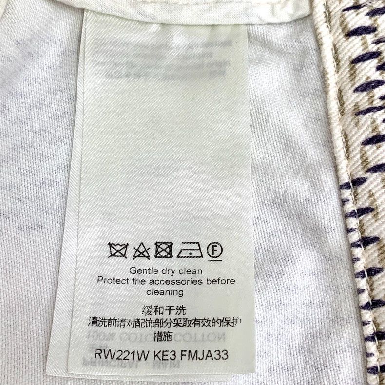 Louis Vuitton Louis Vuitton 22 color-block cotton checkerboard lapel sin Size XS / US 0-2 / IT 36-38 - 8 Thumbnail