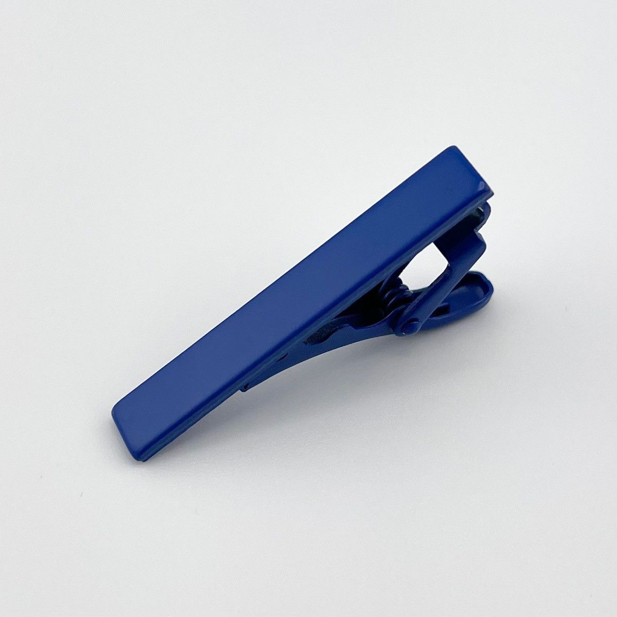 Other Men’s White Floral Slim Necktie & Royal Blue Tie Bar Size ONE SIZE - 2 Thumbnail