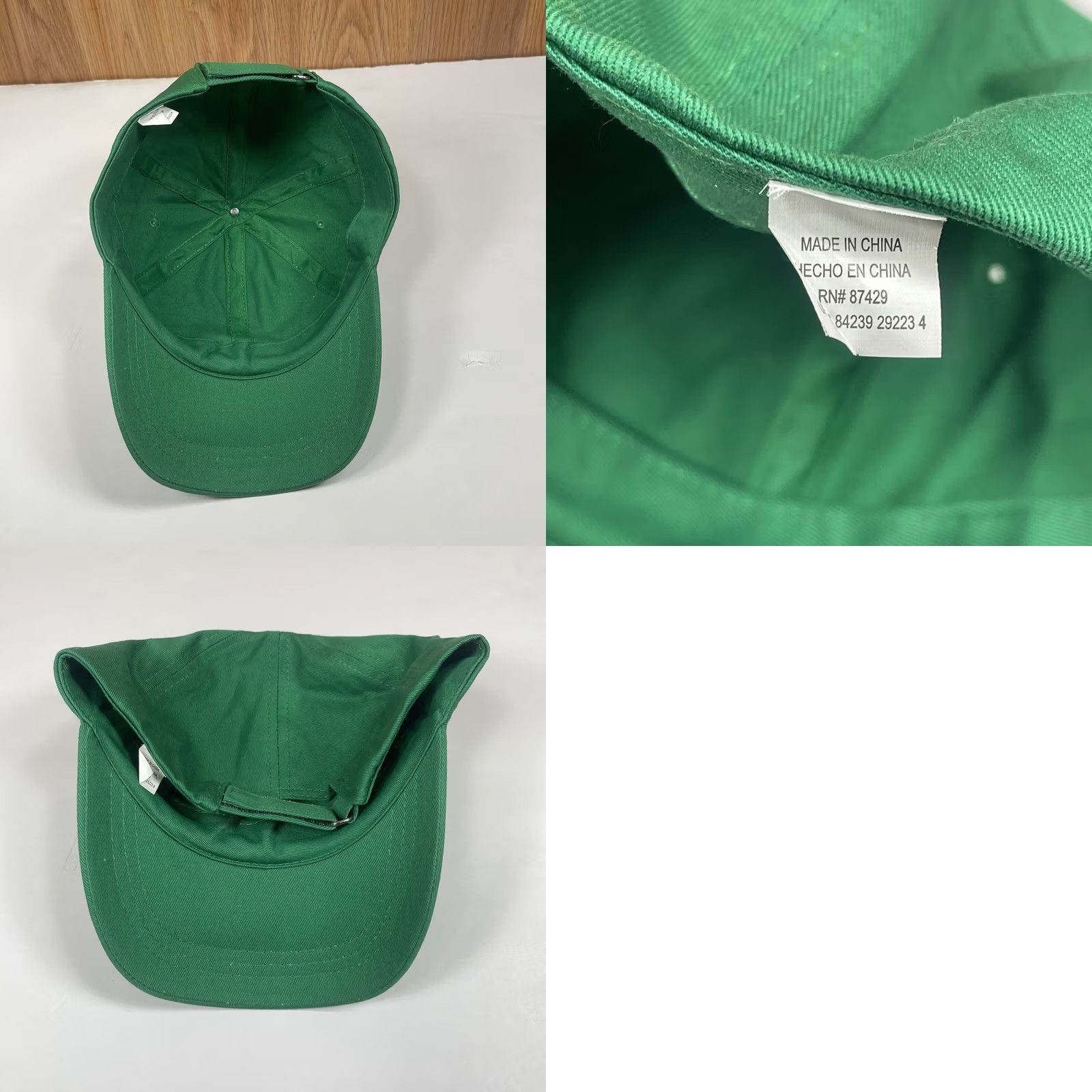 Vintage Unbranded Baseball Cap Hat Green Adjustable StrapBack One Size Fits Adult Mens Womens Shirt Brand: Unbranded Size ONE SIZE - 8 Thumbnail