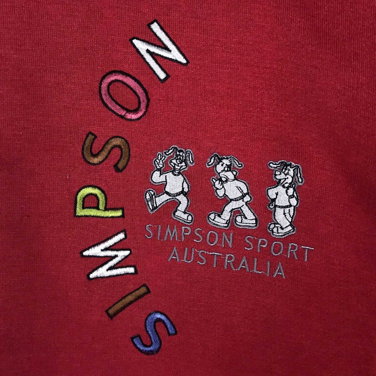 The Simpsons Vintage Simpson Sports Casual Australia Pullover Jumper Size US M / EU 48-50 / 2 - 3 Thumbnail