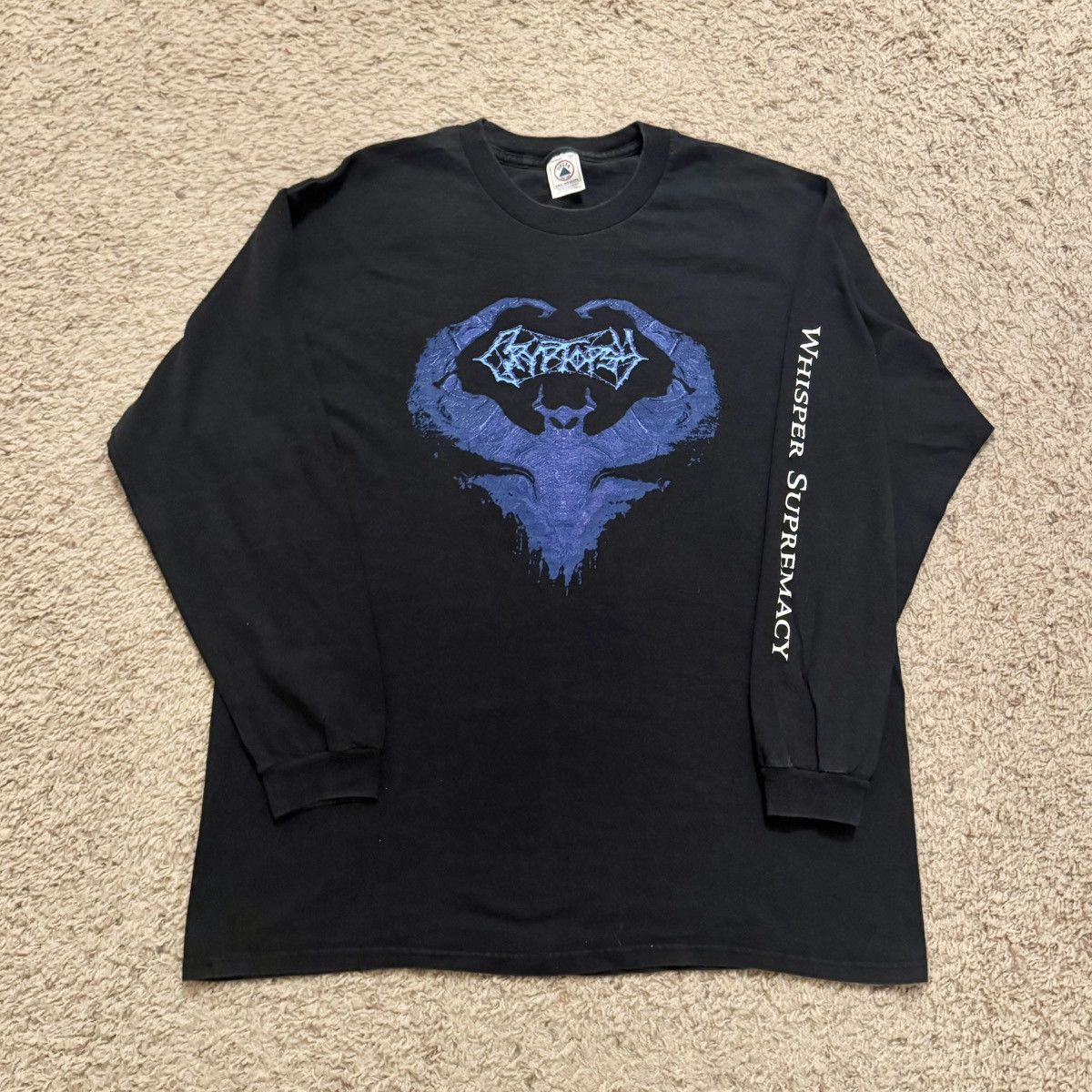 Band Tees Vintage 1998 Cryptopsy Metal Band Long Sleeve Tee Size US XL / EU 56 / 4 - 1 Thumbnail