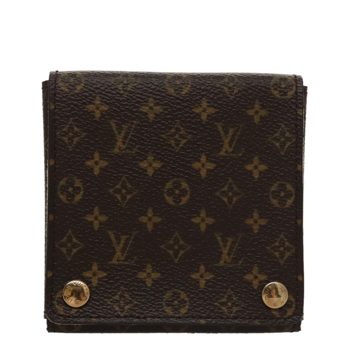 Louis Vuitton Jewelry Case Brown Canvas Wallet (Pre-Owned) Size ONE SIZE - 1 Thumbnail