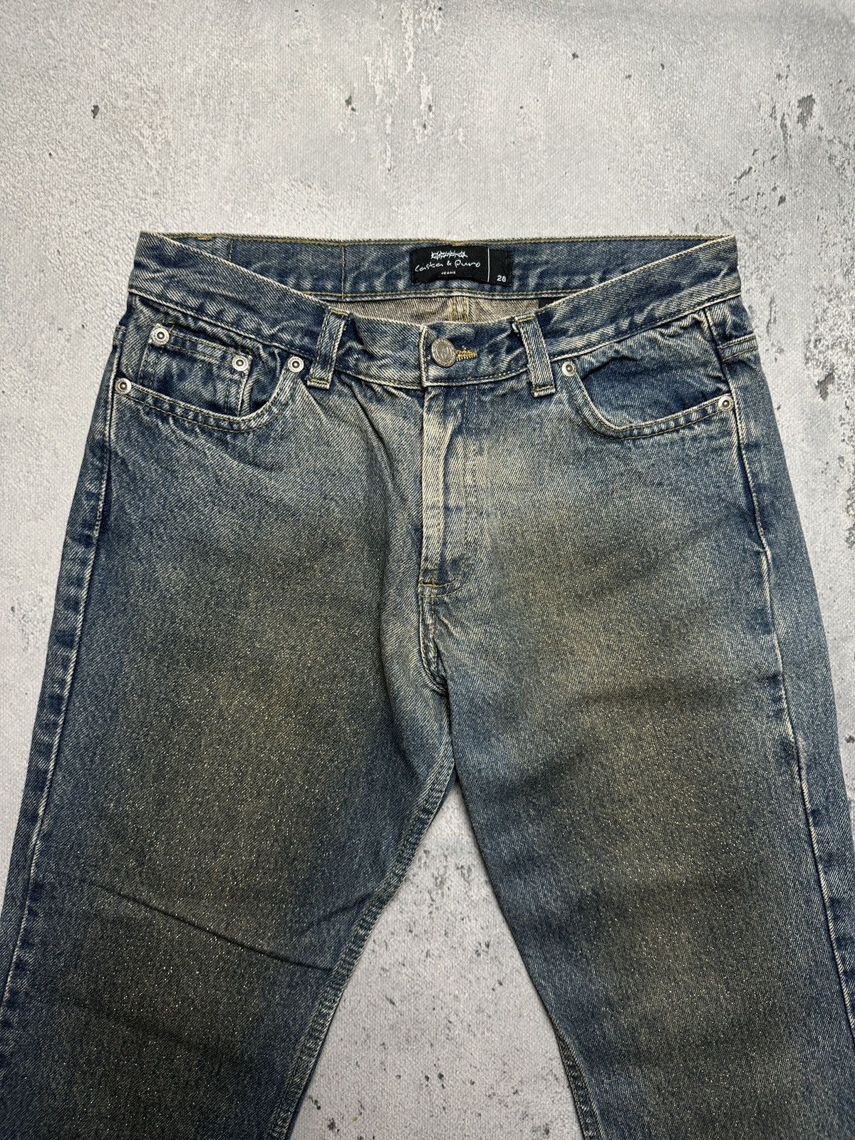 If Six Was Nine Casta & Puro Flared Denim Jeans Avant Garde Sz 28 Made In Ar Size 28" / US 6 / IT 42 - 10 Thumbnail