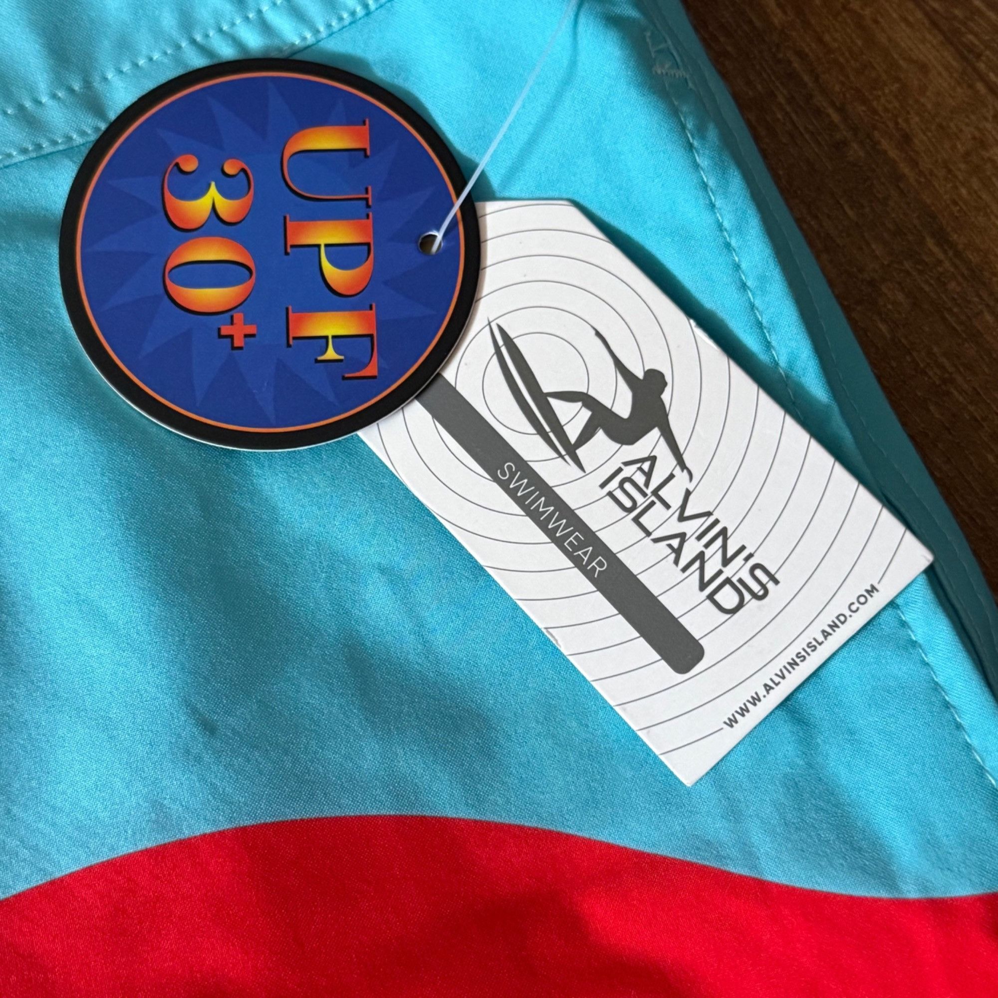 Other Alvin's Island Men's Rainbow Wave Board Shorts Swim Trunks S Size US 34 / EU 50 - 2 Thumbnail