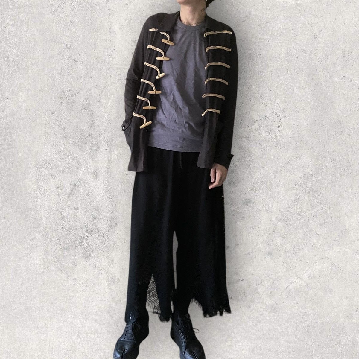 Issey Miyake A.Poc Knit Mesh Drawstring Pants Size US 32 / EU 48 - 1 Thumbnail