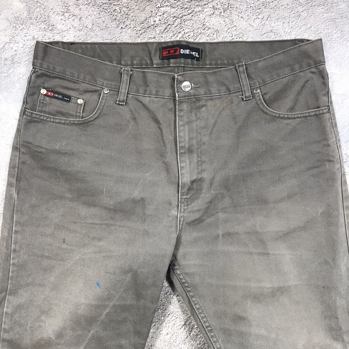 Vintage Vintage Diesel Baggy Distressed Jeans Streetwear Y2K Logo 35 Size US 35 - 3 Thumbnail