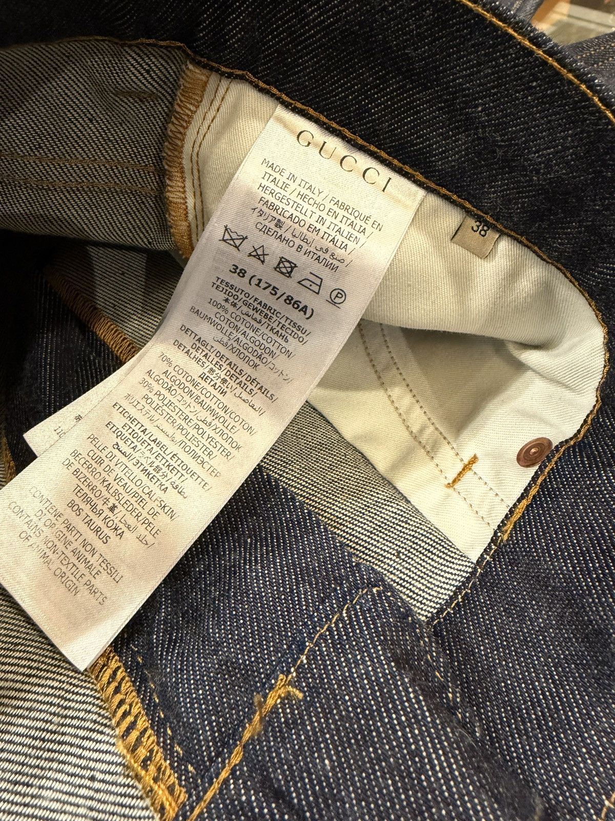 Gucci Gucci Monogram Cuff Denim Jeans Size US 38 / EU 54 - 4 Thumbnail