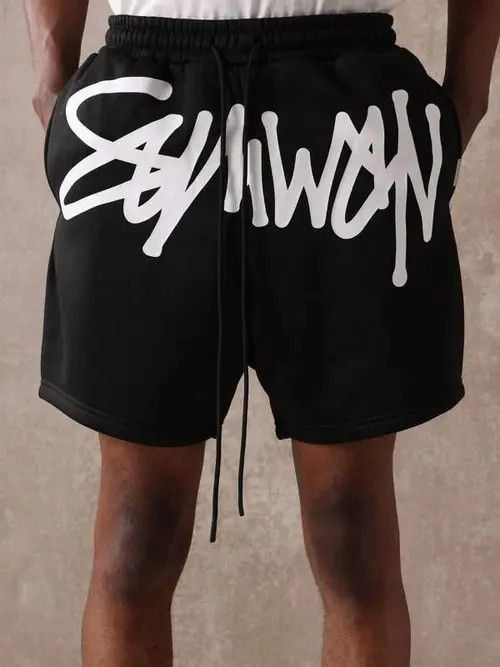 Jean Fujisawa x Aida Graphic DRIP Y2k Shorts drill Size US 32 / EU 48 - 5 Thumbnail