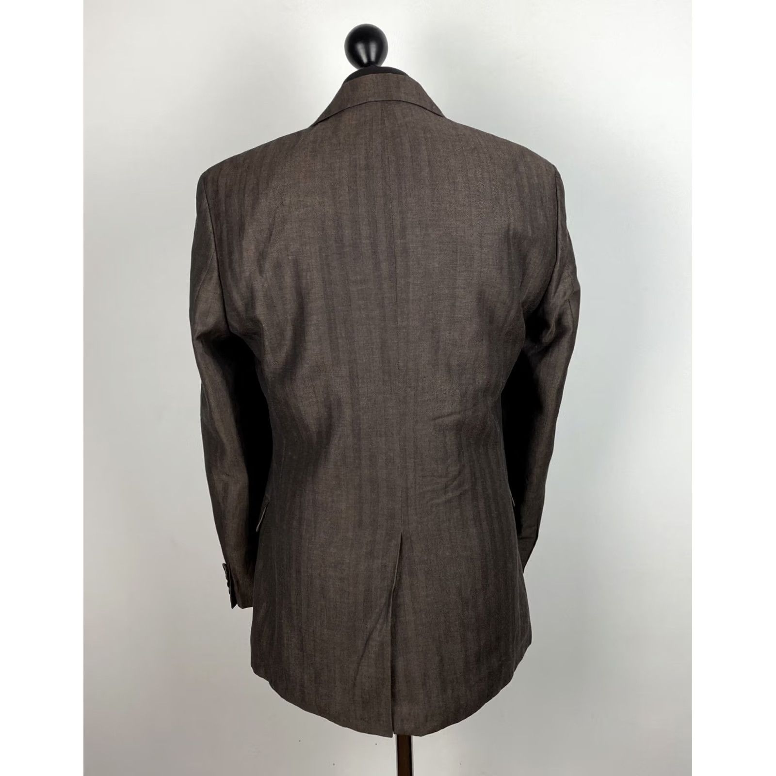 Hugo Boss HUGO BOSS Blazer Jacket Brown Wool Size 48 Mens Regular Two-Button Single-Breasted Classic Jacket Size 48R - 4 Thumbnail
