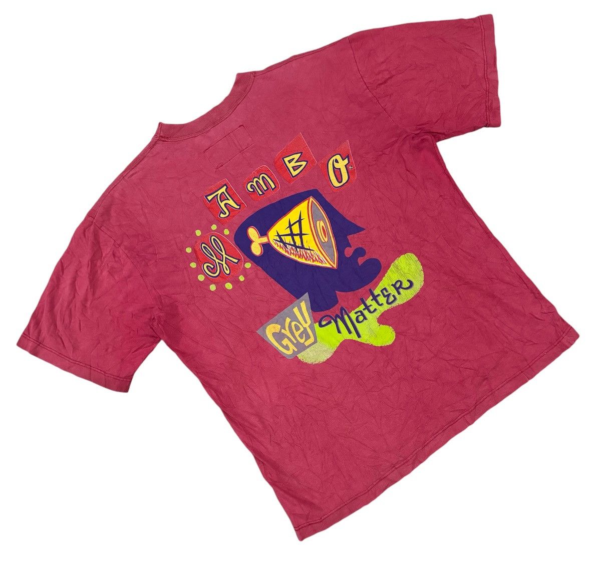 Mambo × Vintage Vintage Oversize RARE Mambo Grey Matter Tee Size US M / EU 48-50 / 2 - 1 Thumbnail