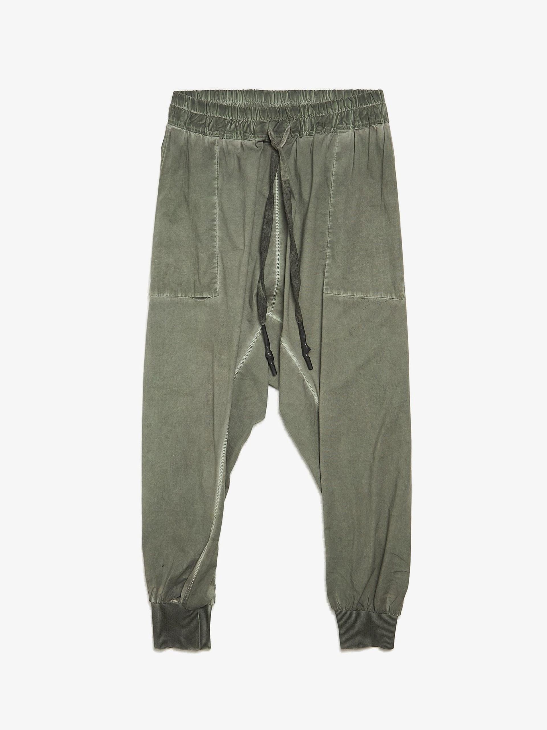 Isaac Sellam Experience Green Thin Cotton Pants Size US 34 / EU 50 - 1 Thumbnail