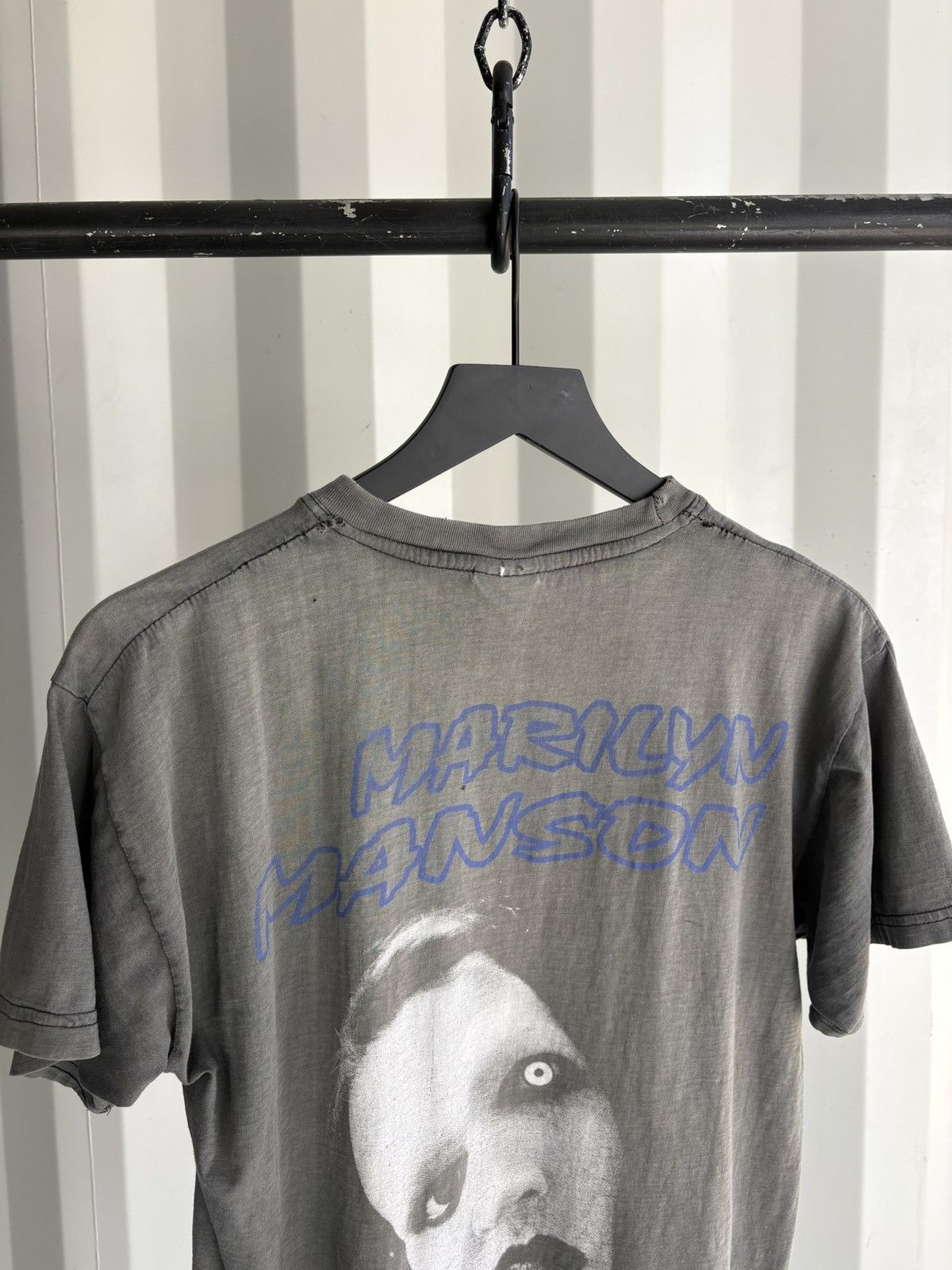 Band Tees Vintage Marilyn Manson Shirt Faded Distressed Grunge Band Size US M / EU 48-50 / 2 - 4 Thumbnail
