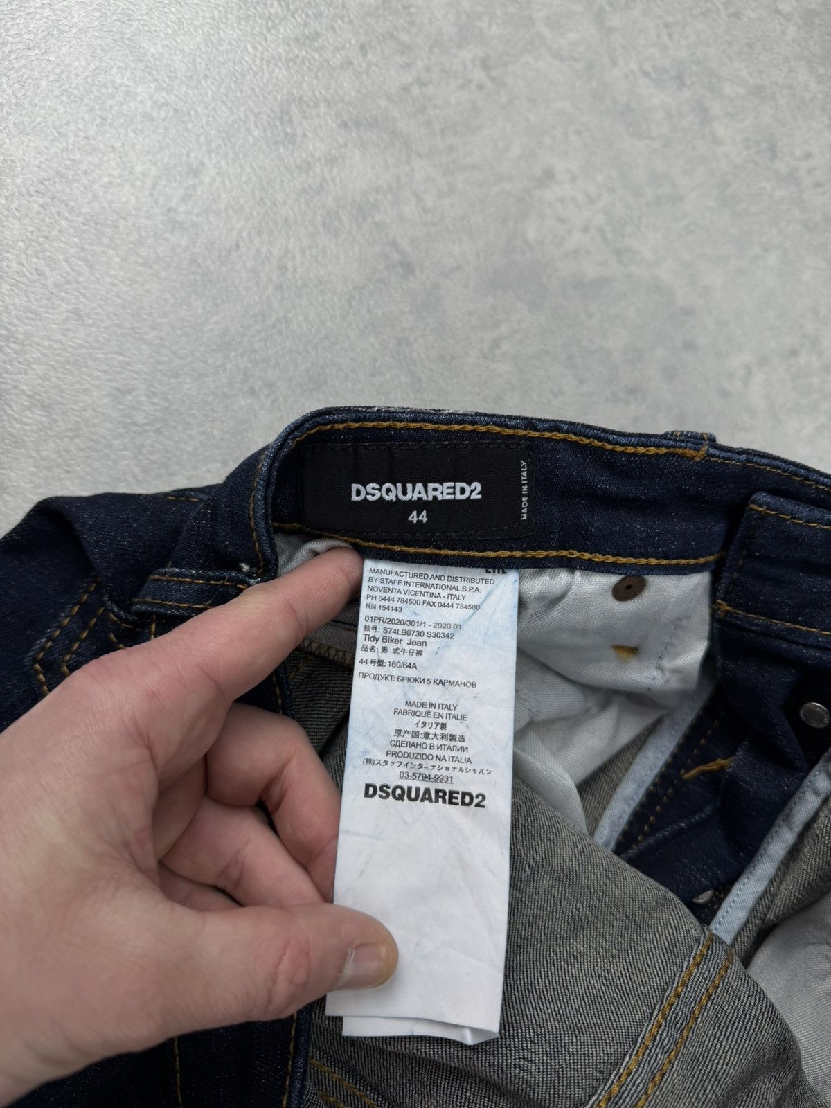 Dsquared2 Dsquared2 Tidy Biker Jeans Slim Fit Size 44 Size US 29 - 10 Thumbnail