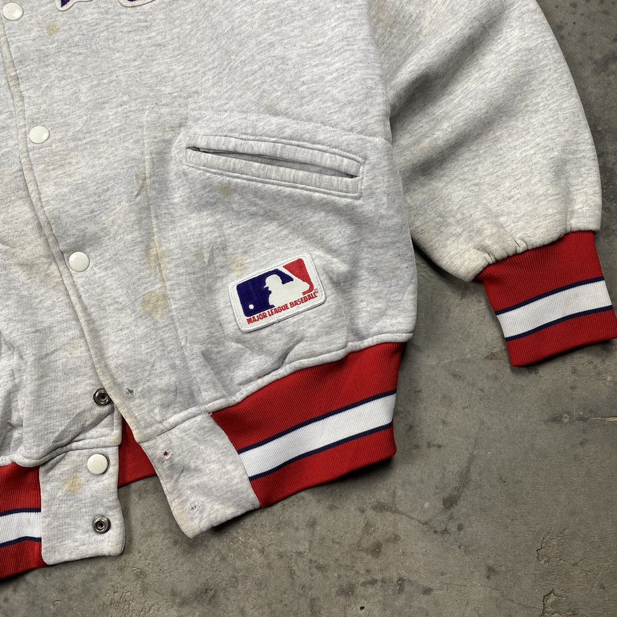 MLB OG 90s Distressed MLB Atlanta Braves Varsity Jacket Size US M / EU 48-50 / 2 - 2 Thumbnail