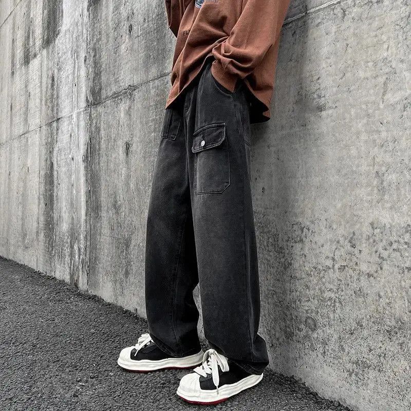 Japanese Brand Versatile draping floor pocket jeans Size US 32 / EU 48 - 5 Thumbnail