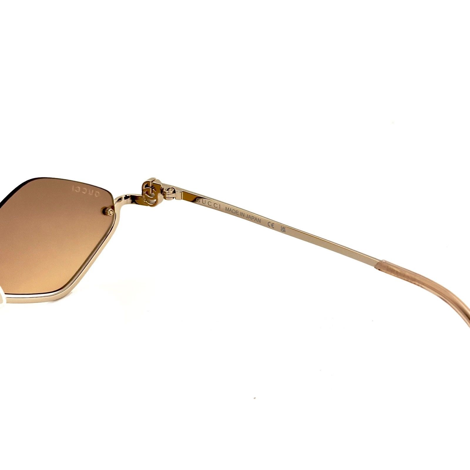 Gucci GUCCI GG1604S 1604 Gold Orange Mirror 003 Narrow Metal Size ONE SIZE - 7 Thumbnail