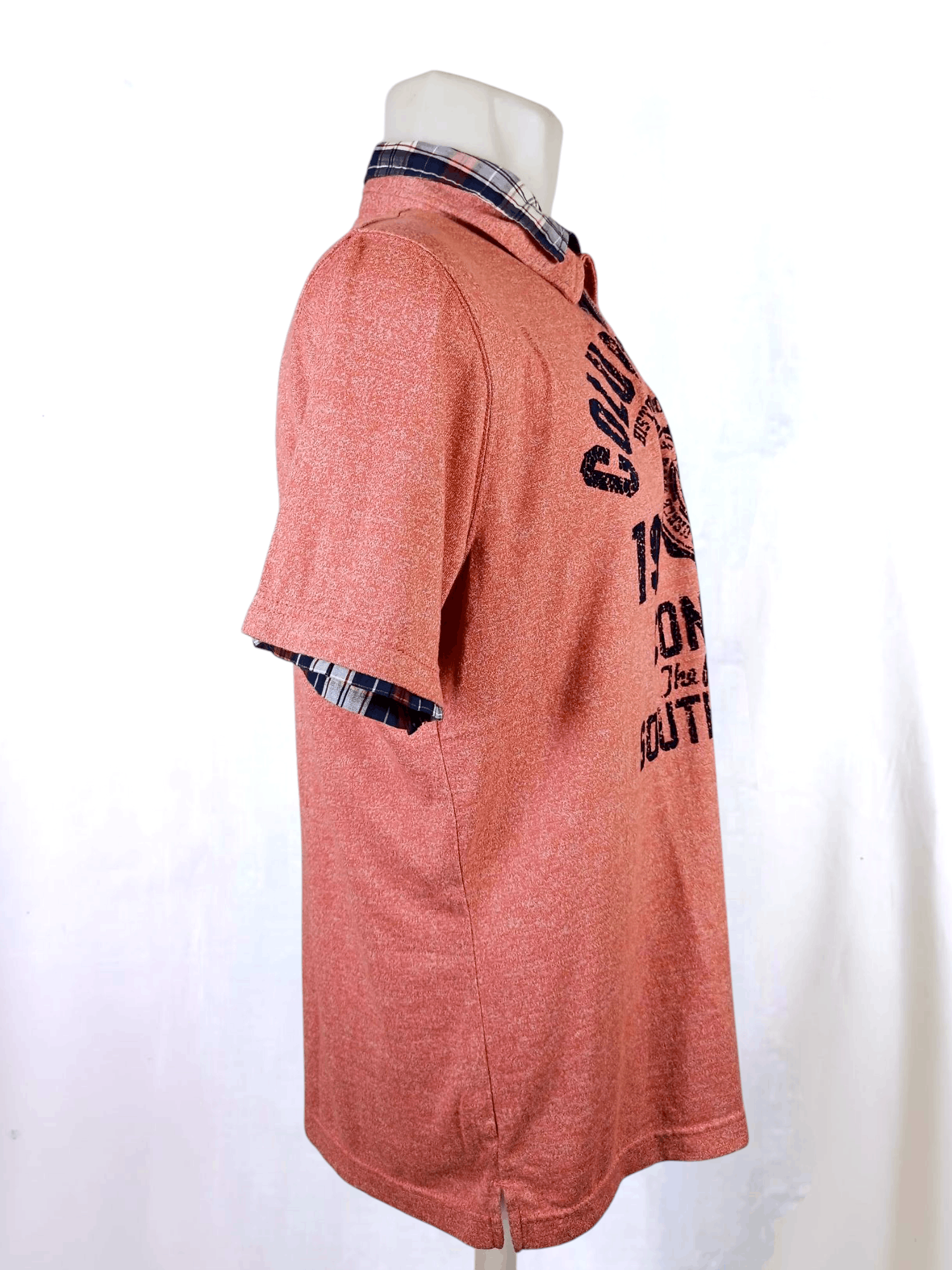 Japanese Brand Perpetual "TRENZA" Double colar and Double layer polo shirt Size US XL / EU 56 / 4 - 8 Thumbnail