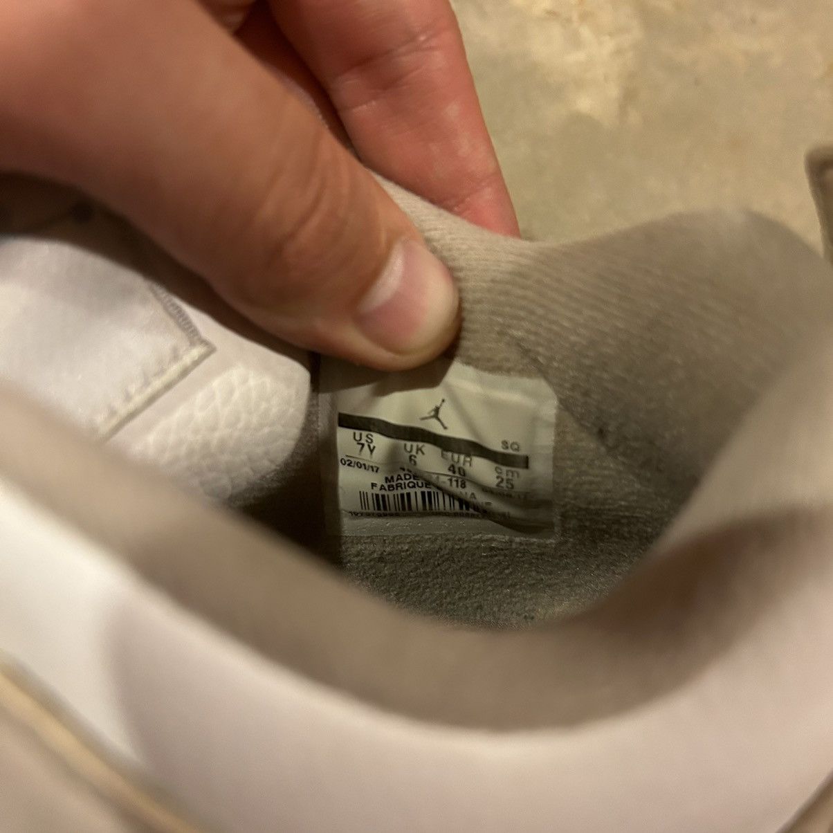 Jordan Brand × Nike Jordan 4 Retro Sand Linen 2017 US 7 Size US 7 / EU 40 - 11 Thumbnail