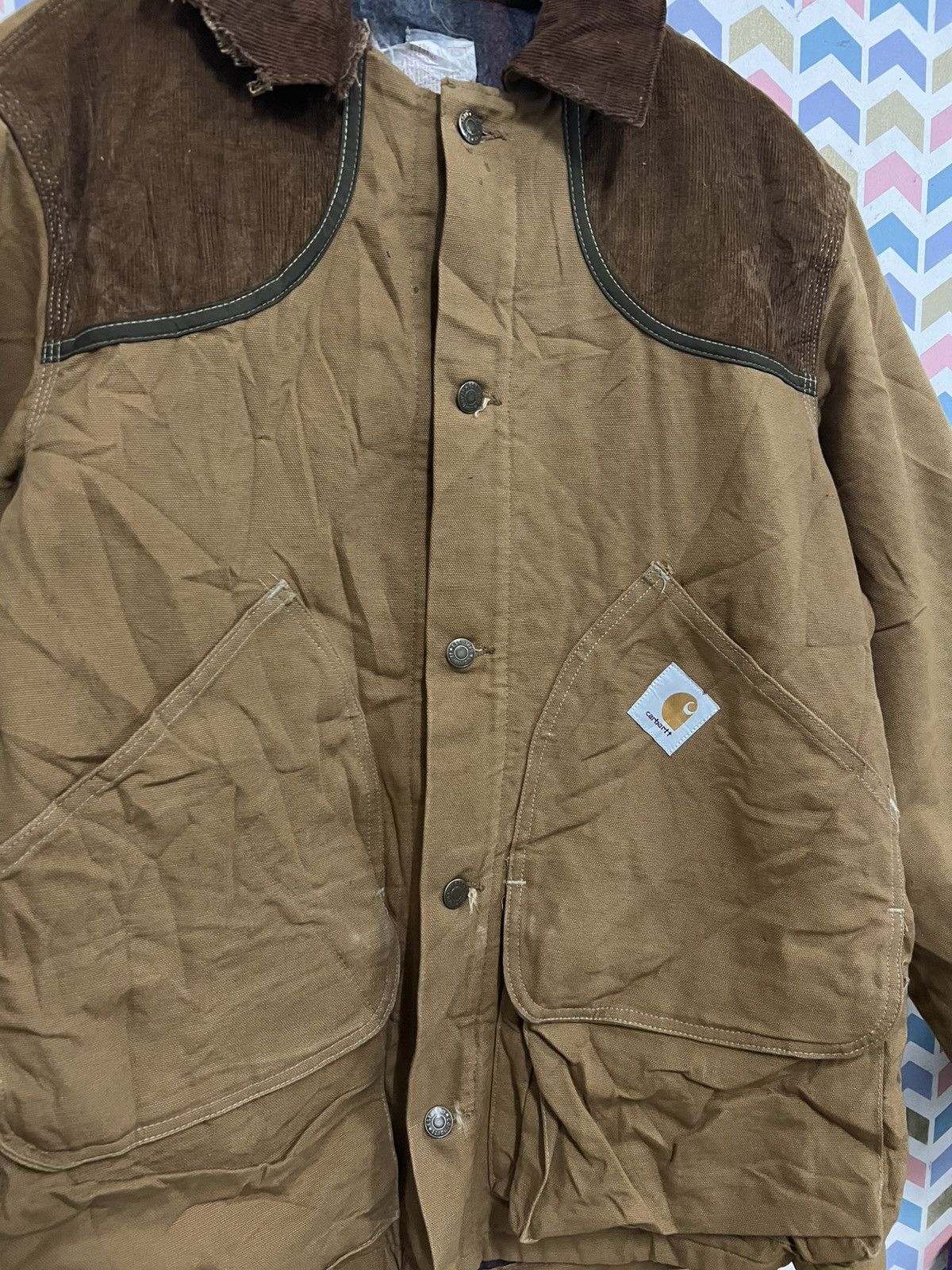 Carhartt 80s Carhartt Hunting Nice Jacket Size US L / EU 52-54 / 3 - 8 Thumbnail