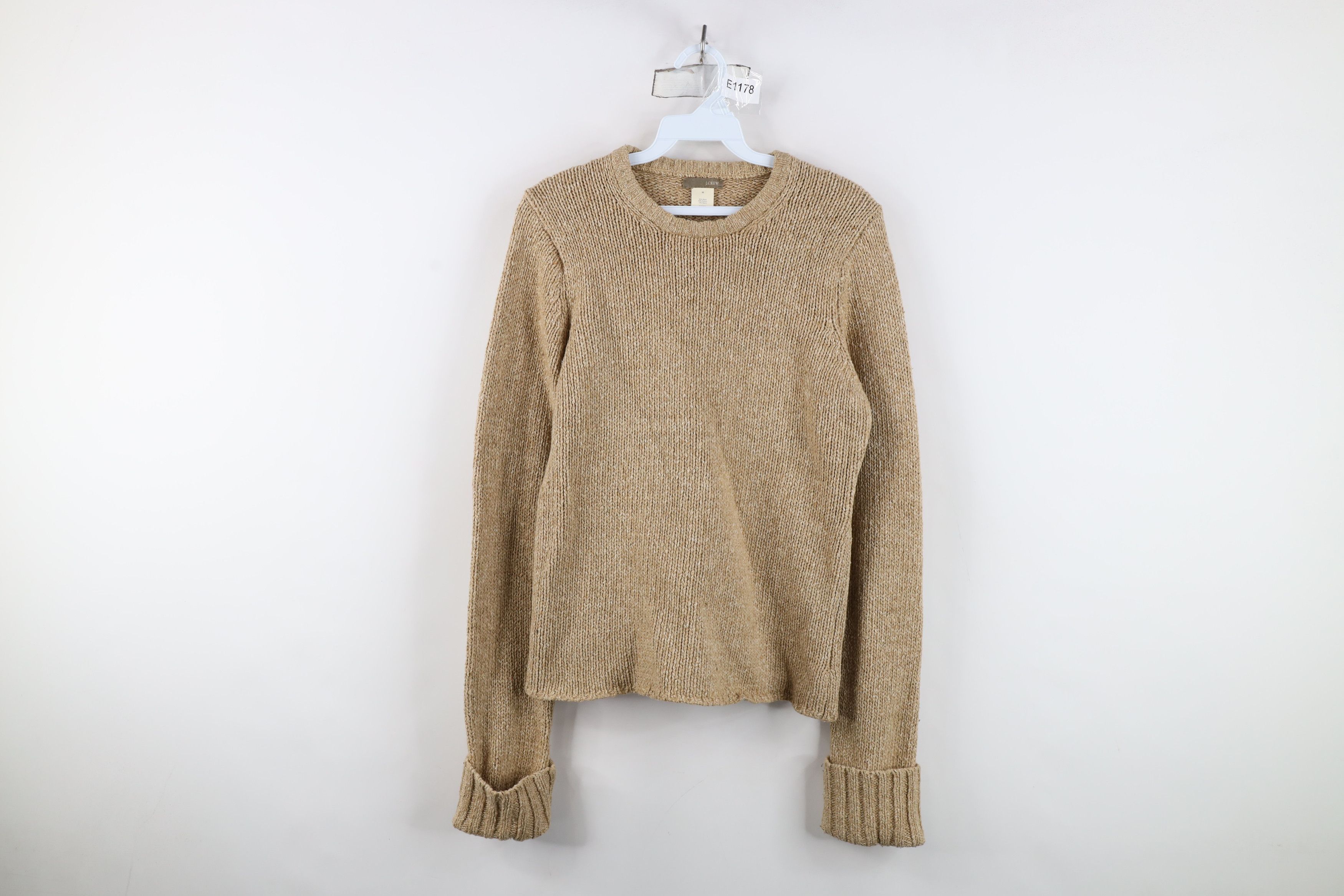 J.Crew Vintage 90s J Crew Wool Blend Ribbed Knit Crewneck Sweater Size M / US 6-8 / IT 42-44 - 1 Thumbnail