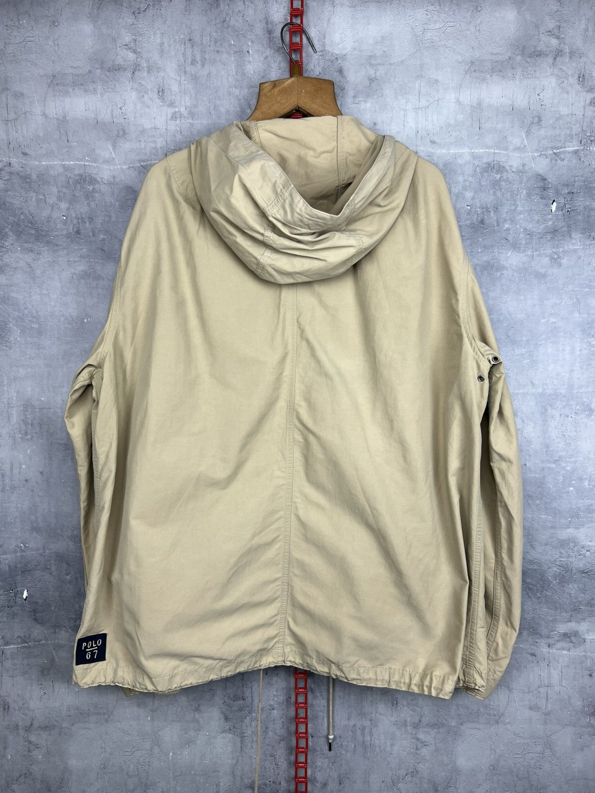 Polo Ralph Lauren Vintage Ralph Lauren Jacket Field Military Hooded Jacket Size US L / EU 52-54 / 3 - 6 Thumbnail