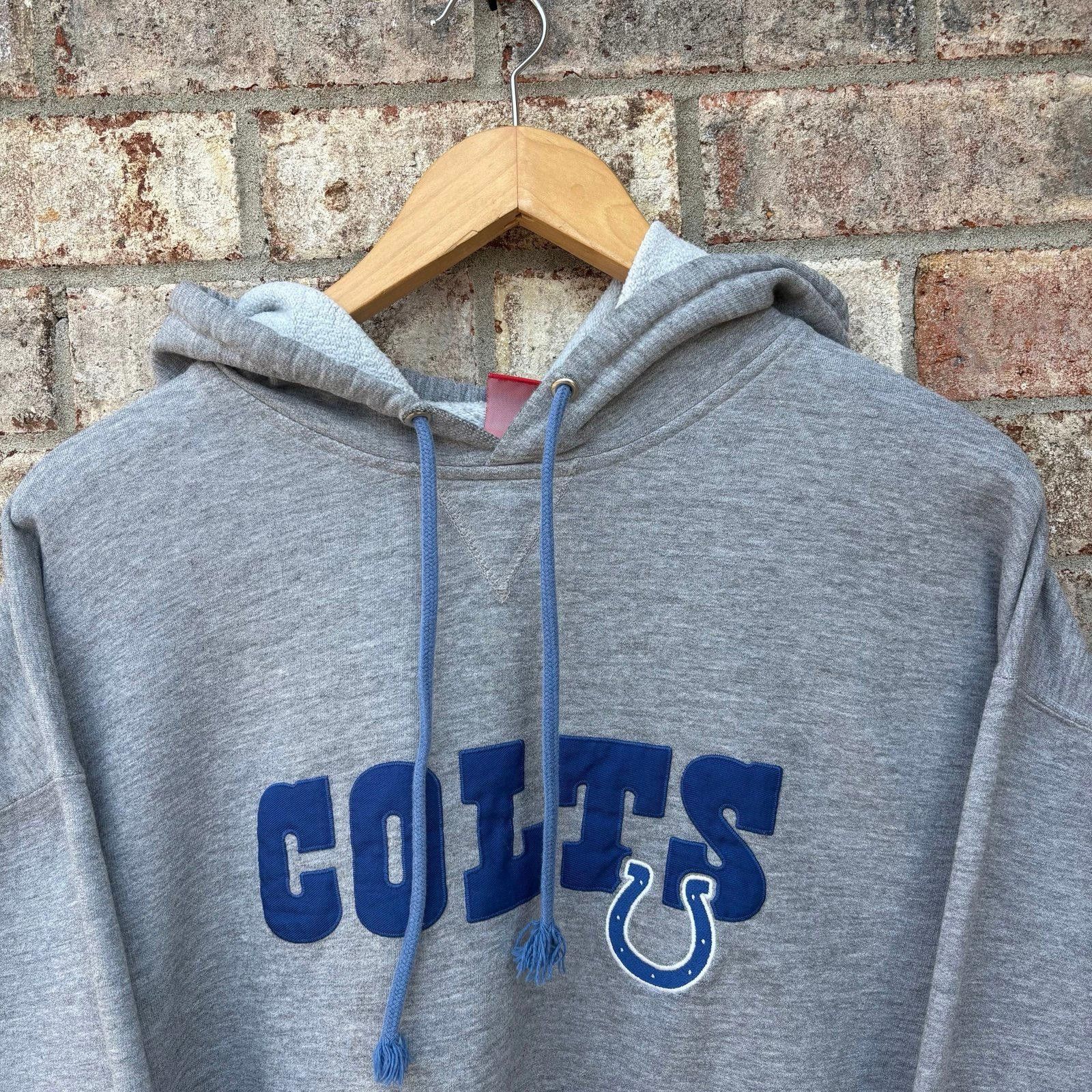 NFL Vintage 90s Indianapolis Colts Hoodie Size US L / EU 52-54 / 3 - 2 Thumbnail