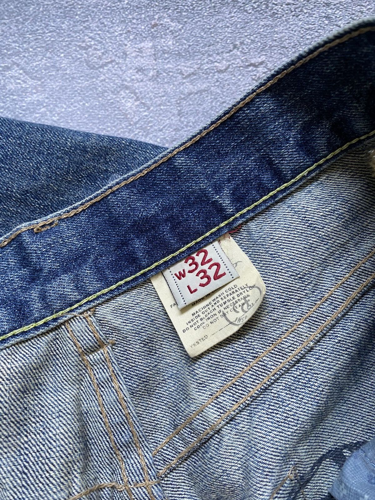 20471120 × Abercrombie & Fitch × Hysteric Glamour Abercrombie fitch distressed boot cut logo ripped jeans wide Size US 32 / EU 48 - 10 Thumbnail