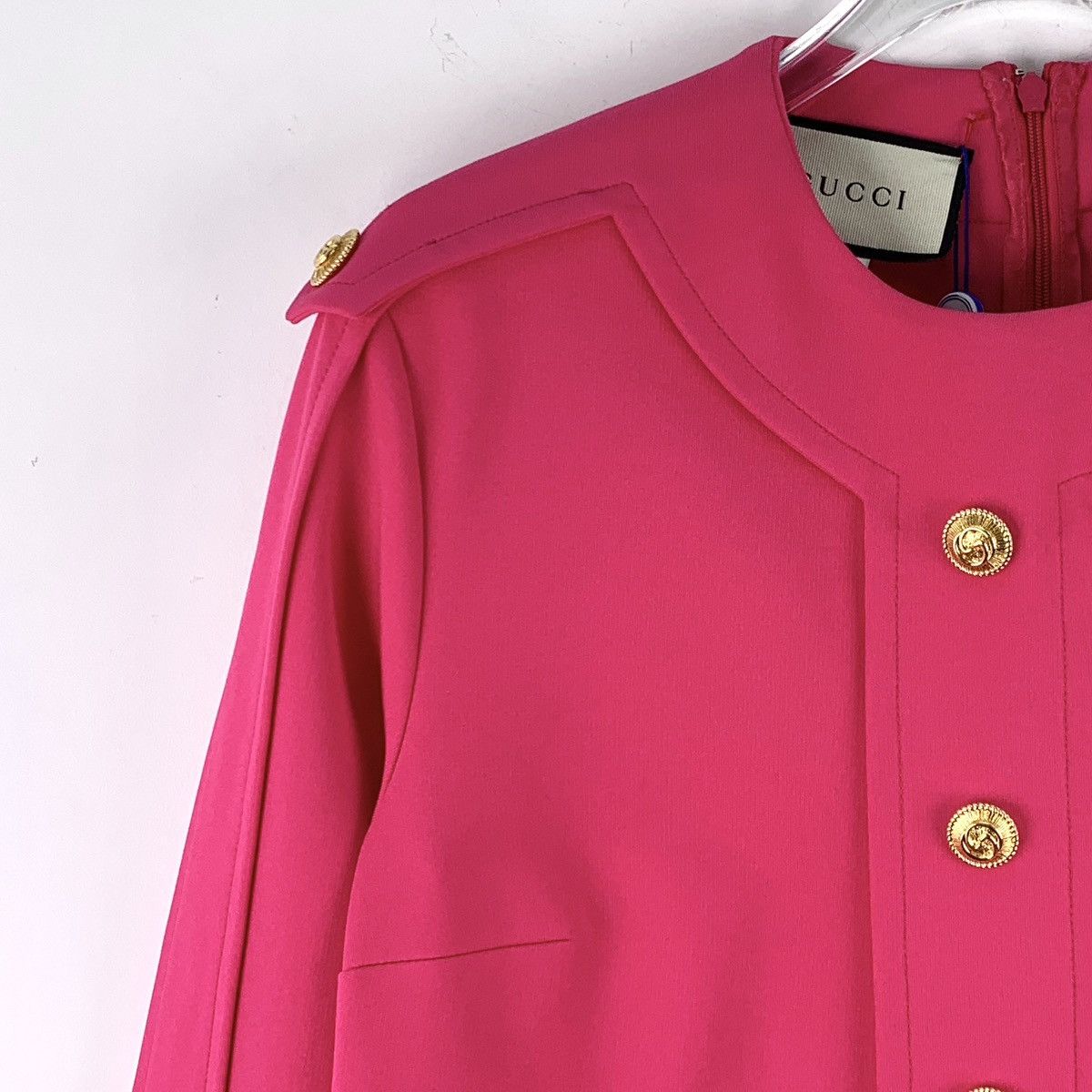 Gucci Gucci Rose Pink Long Sleeve Dress K26WX Size XS / US 0-2 / IT 36-38 - 3 Thumbnail
