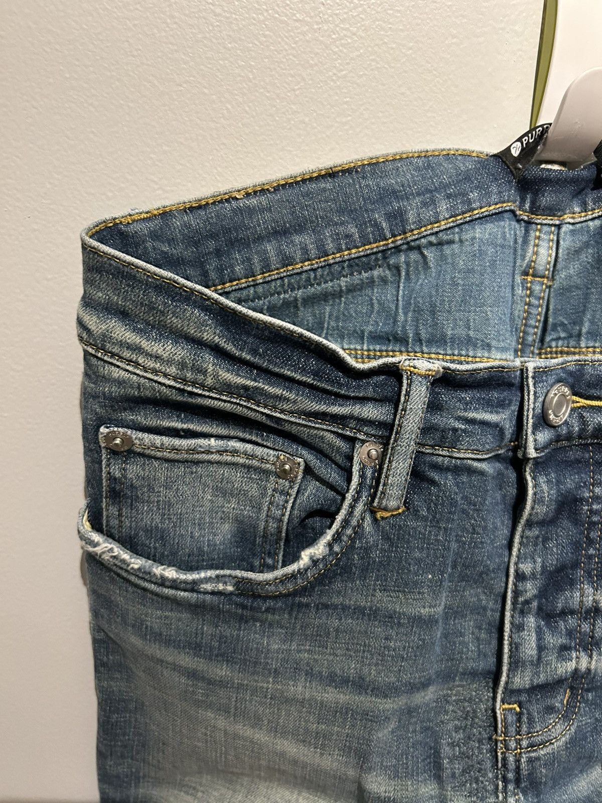 Purple Brand PURPLE BRAND TINTED INDIGO BLOWOUT JEANS Size US 30 / EU 46 - 4 Thumbnail
