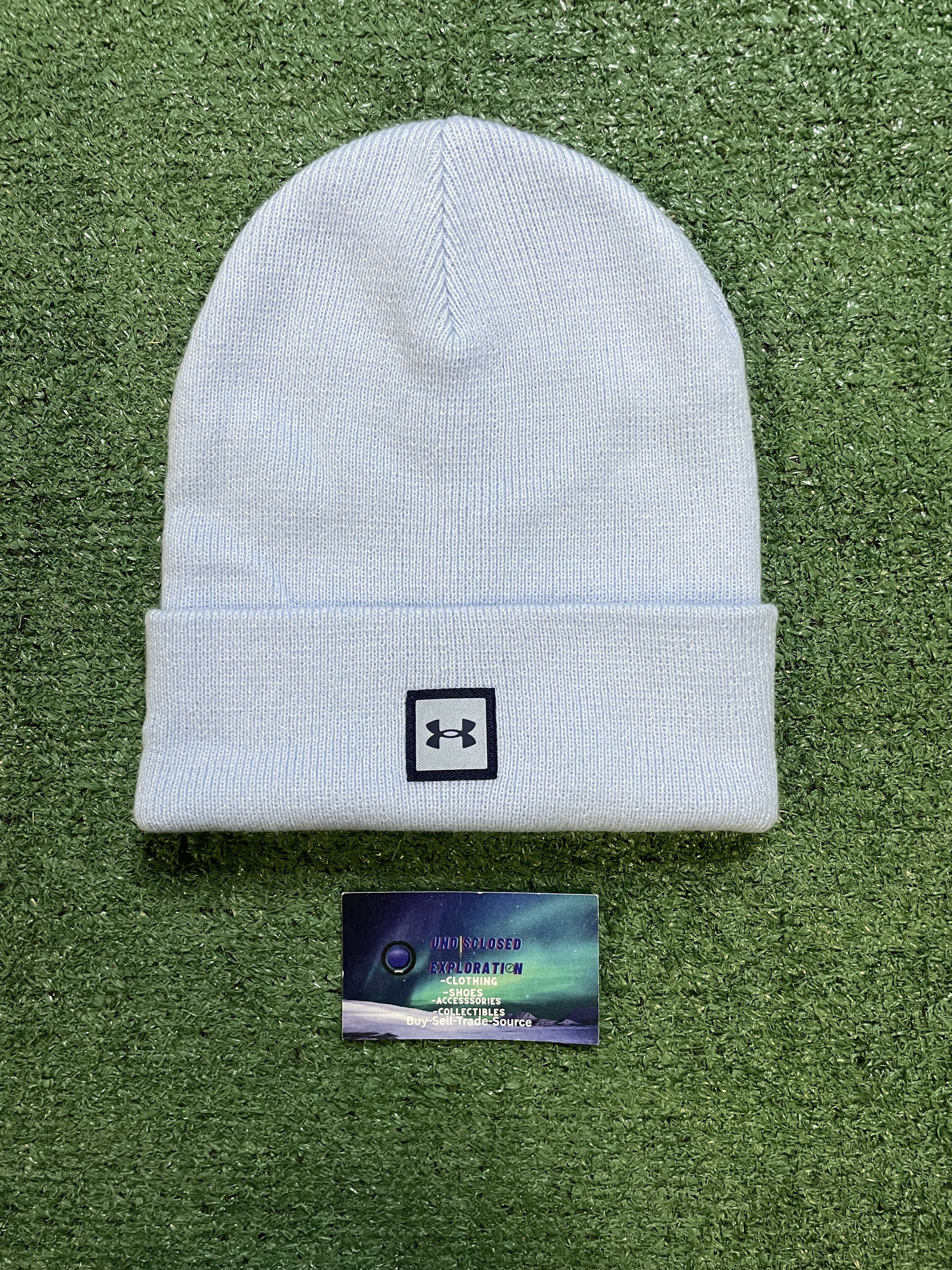 Under Armour Under Armour halftime light blue beanie Size ONE SIZE - 1 Thumbnail