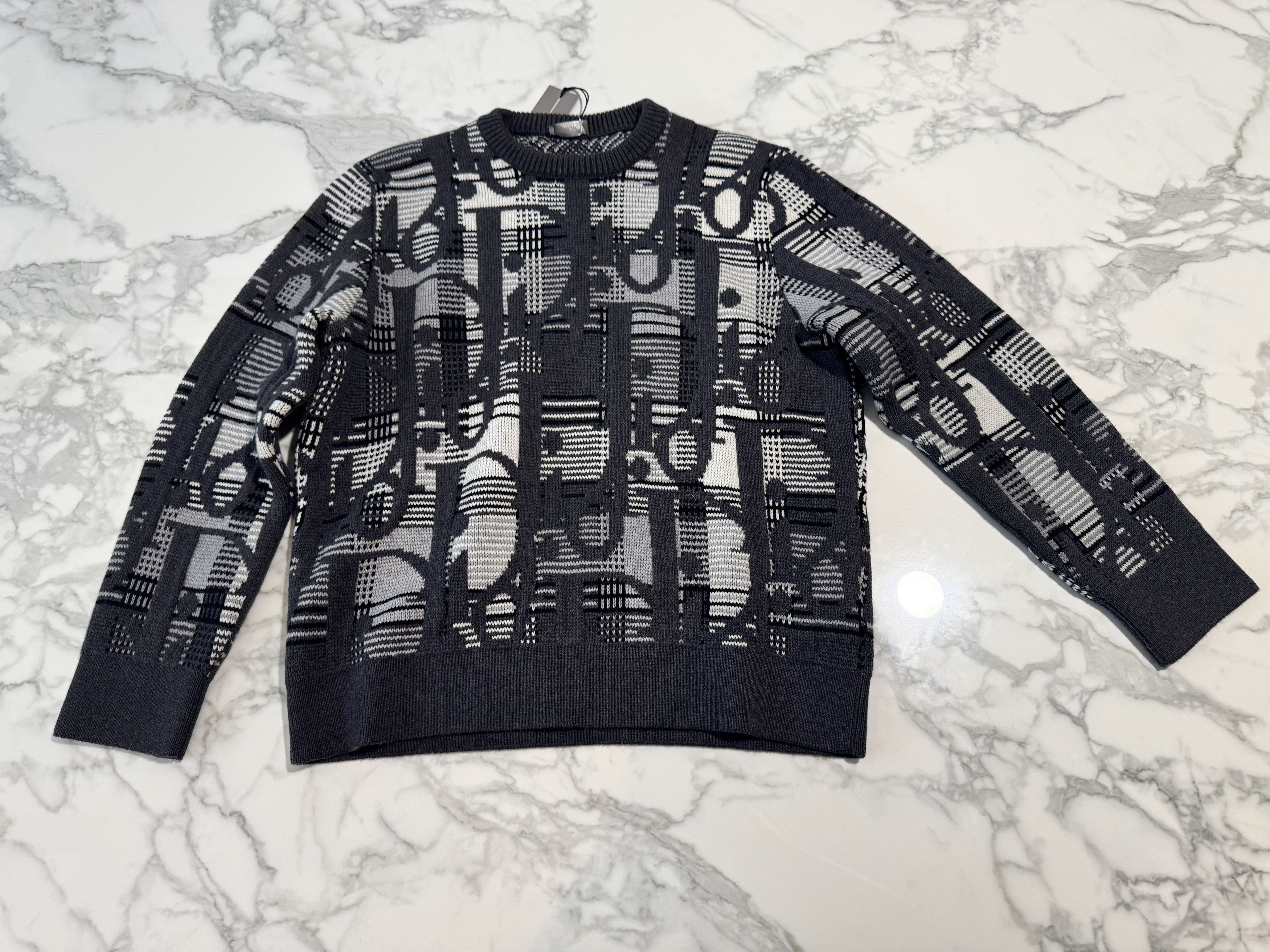 Dior Men Knitwear Crewneck all over dior Size US L / EU 52-54 / 3 - 1 Thumbnail