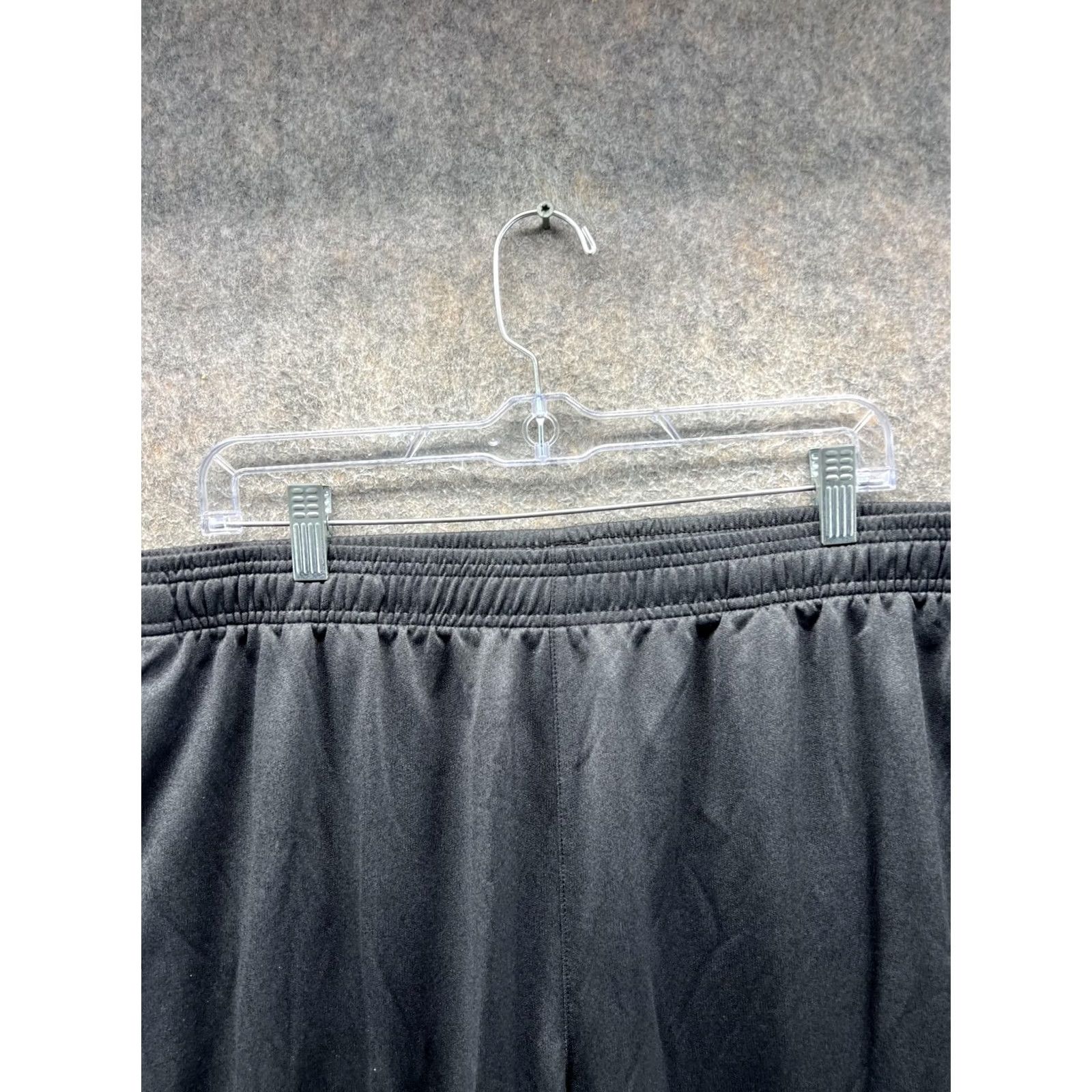 Reebok Reebok Track Pants Mens XL Black Stretch Elastic Waist Athletic Lightweight Size US 36 / EU 52 - 7 Thumbnail