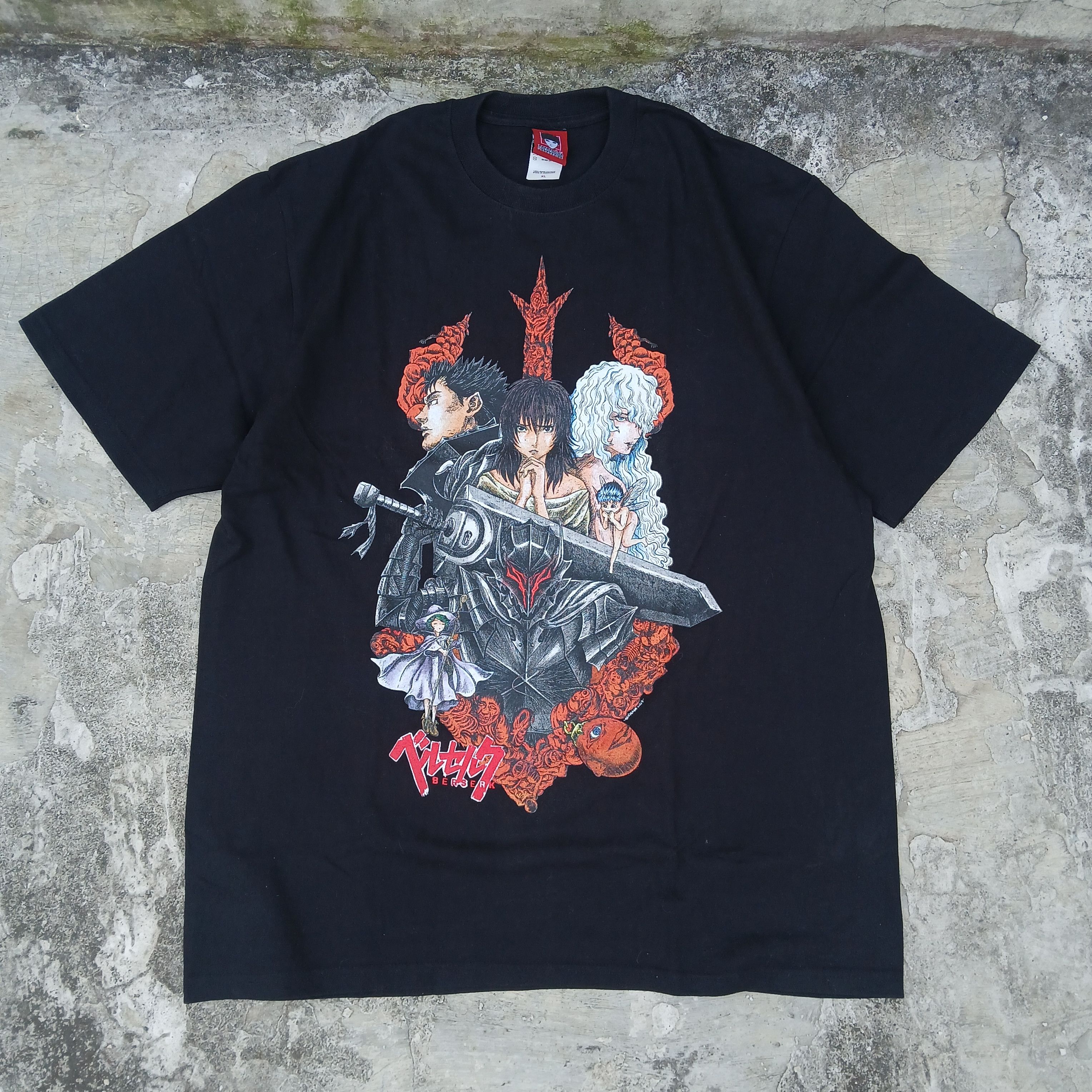 Anime 🔥RARE🔥 Berserk Rococodido roco.ent BOOTLEG TEES Size US XL / EU 56 / 4 - 1 Thumbnail