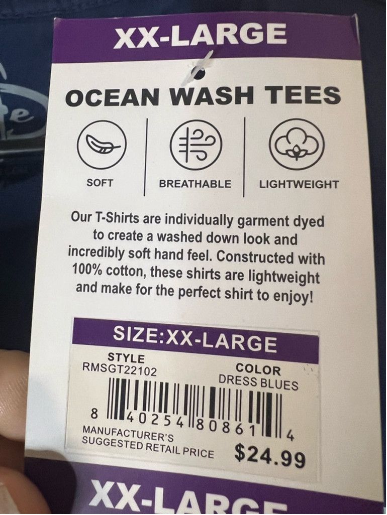 Other Men's Reel Life T-shirt XXL Blue Size US XXL / EU 58 / 5 - 4 Thumbnail