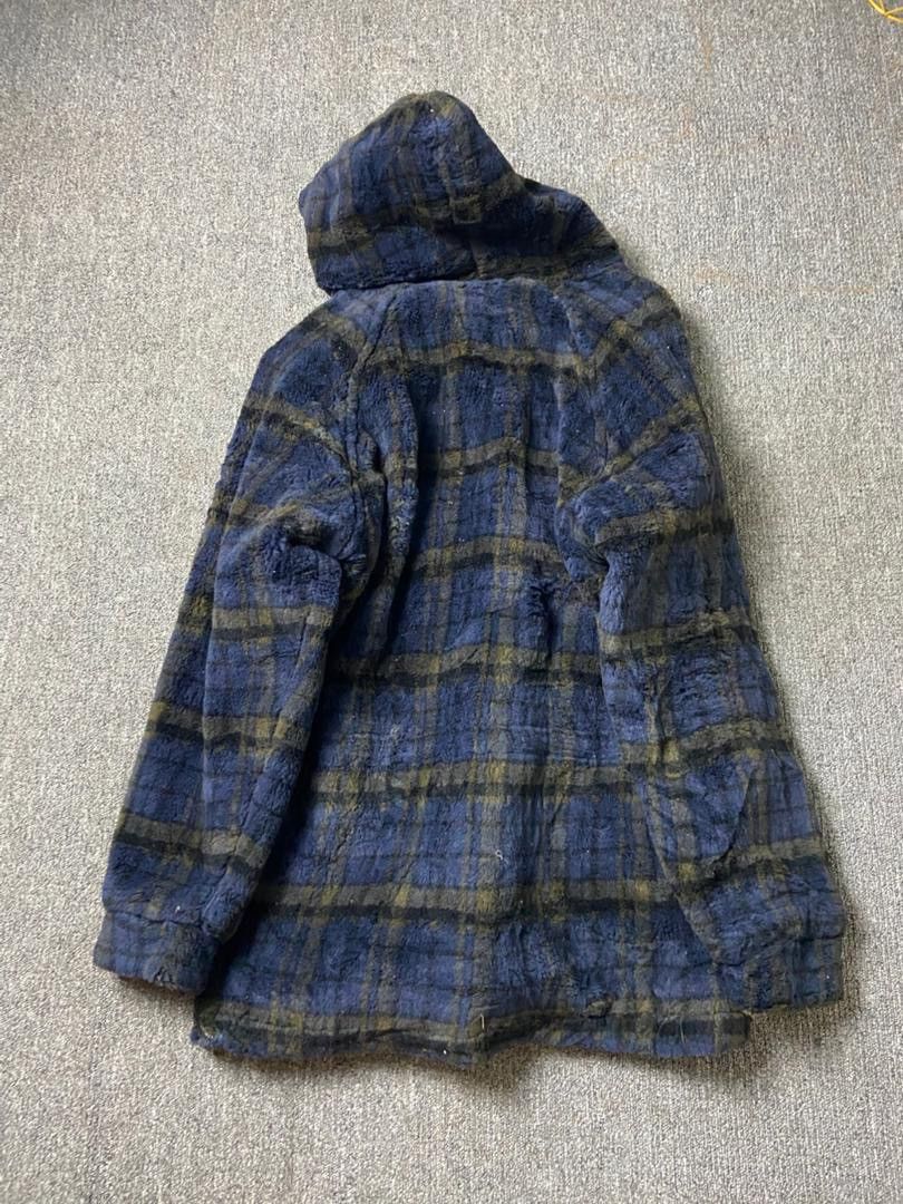 Japanese Brand Piko Hawaiian Longboard Wear Plaid Fleece Jacket (181) Size US L / EU 52-54 / 3 - 2 Thumbnail